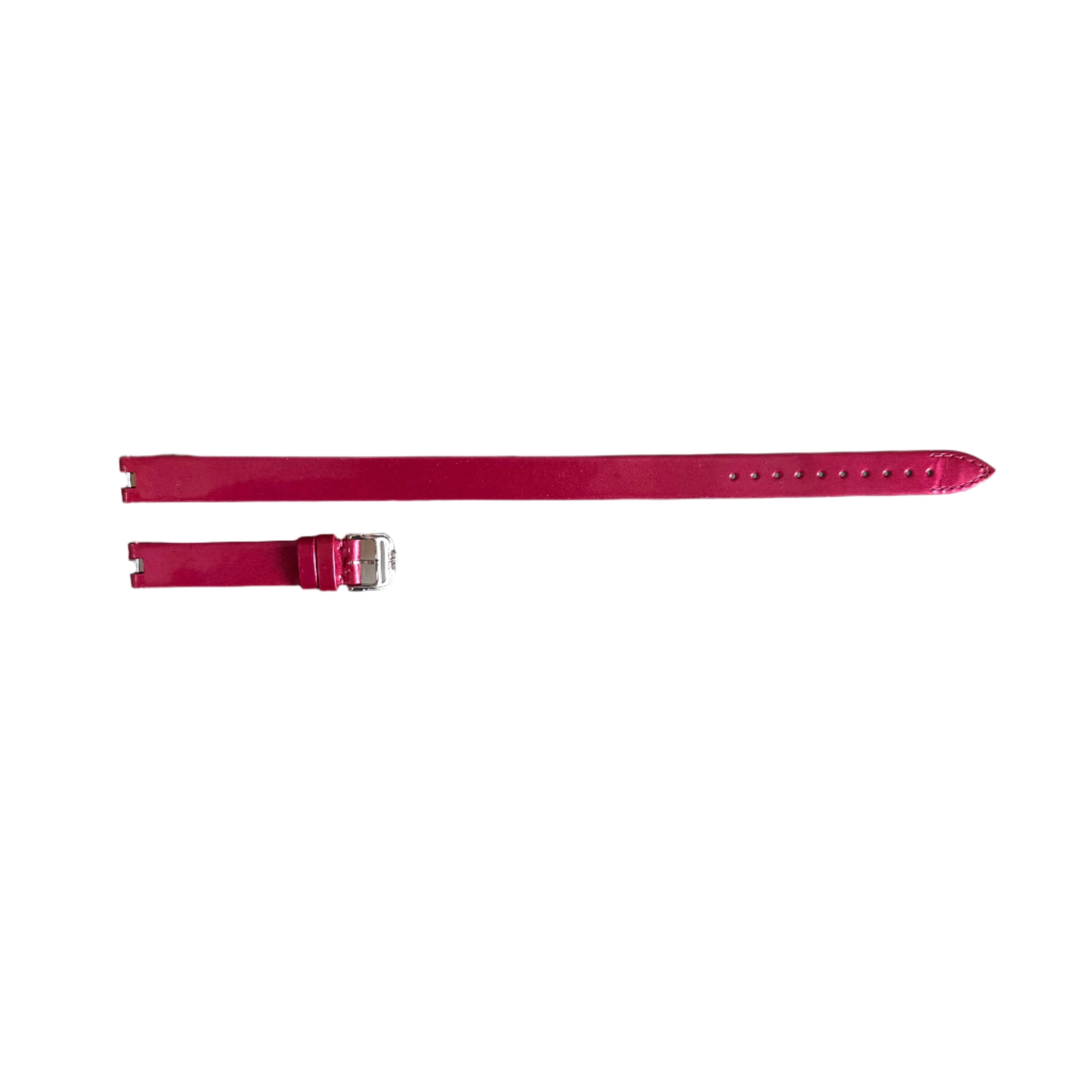 Authentic Baume & Mercier Linea Pink Varnished Wrap Watch Strap Band 14mm with