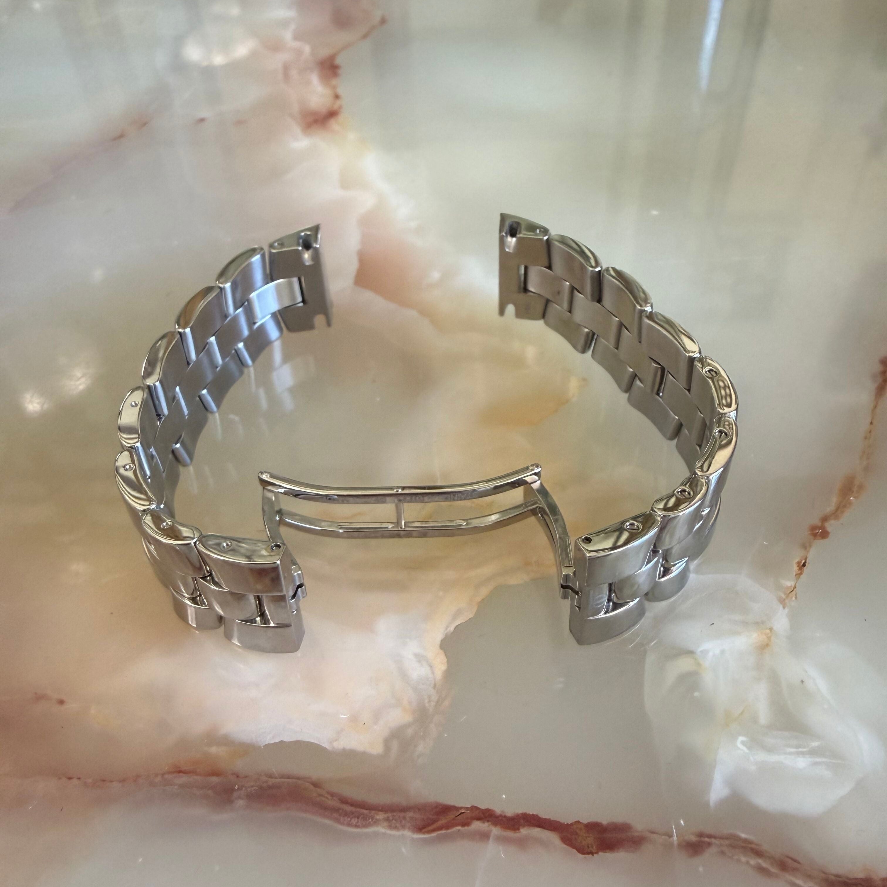 Authentic Baume & Mercier Stainless Steel 18mm Watch Bracelet BNM0700025