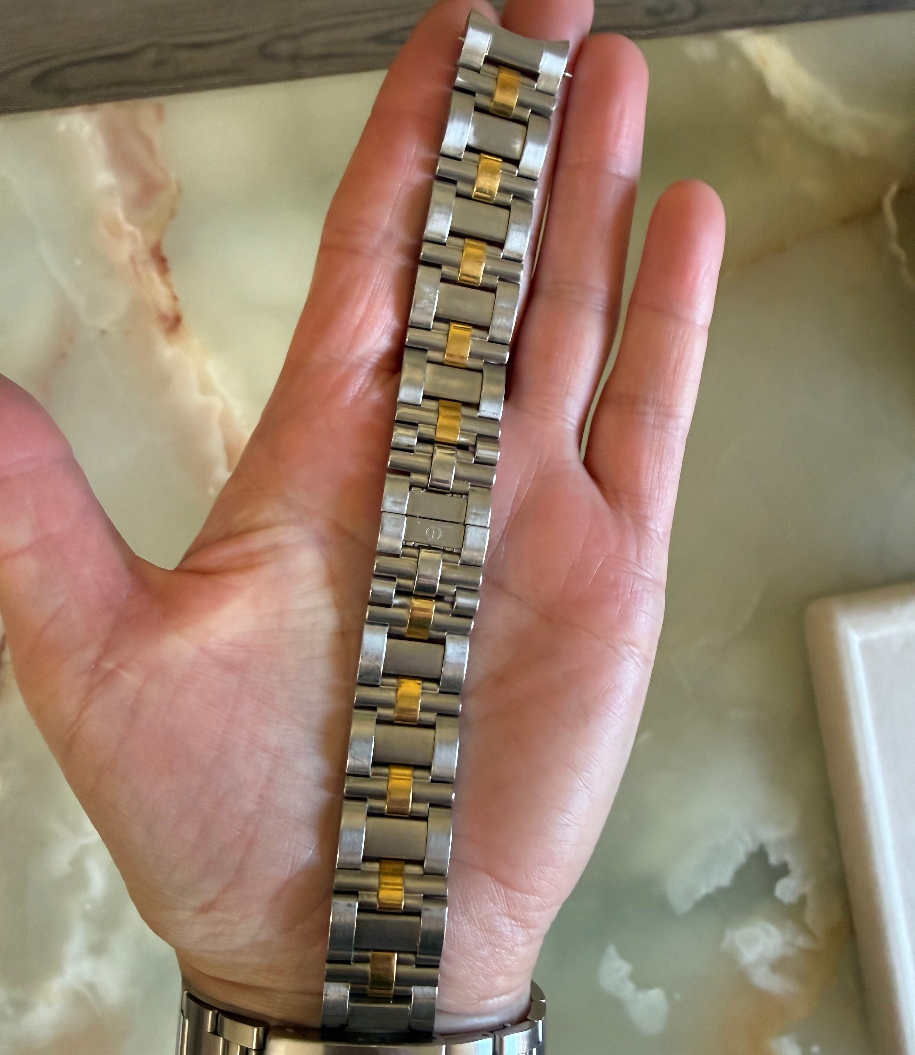 Authentic Baume & Mercier Two Tone Stainless Steel 18mm Watch Bracelet