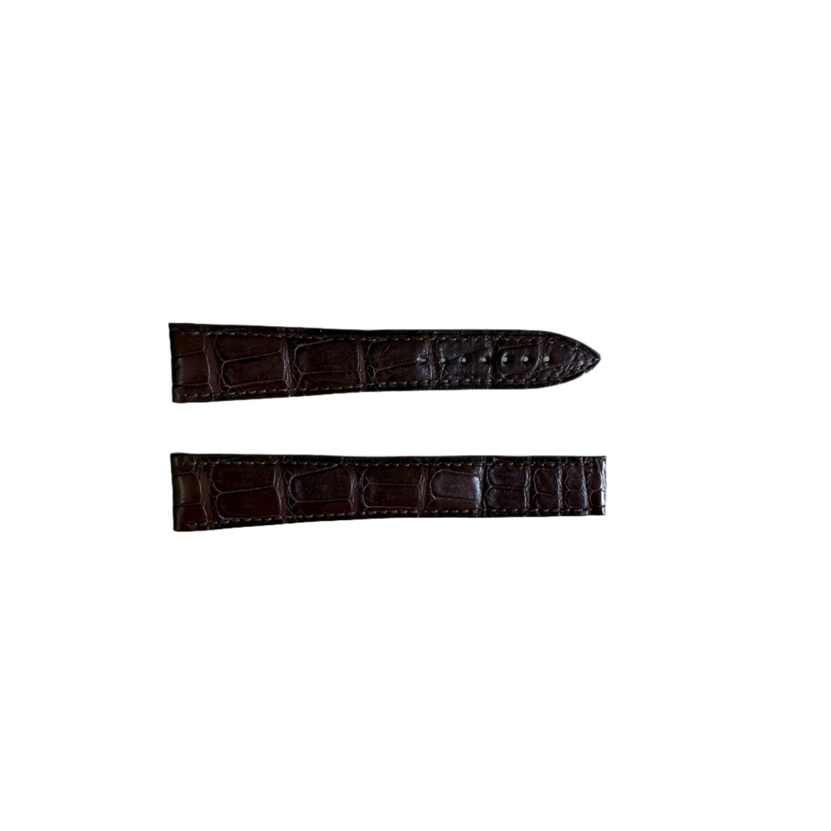 Authentic Blancpain Brown Alligator Watch Strap Band 20mm