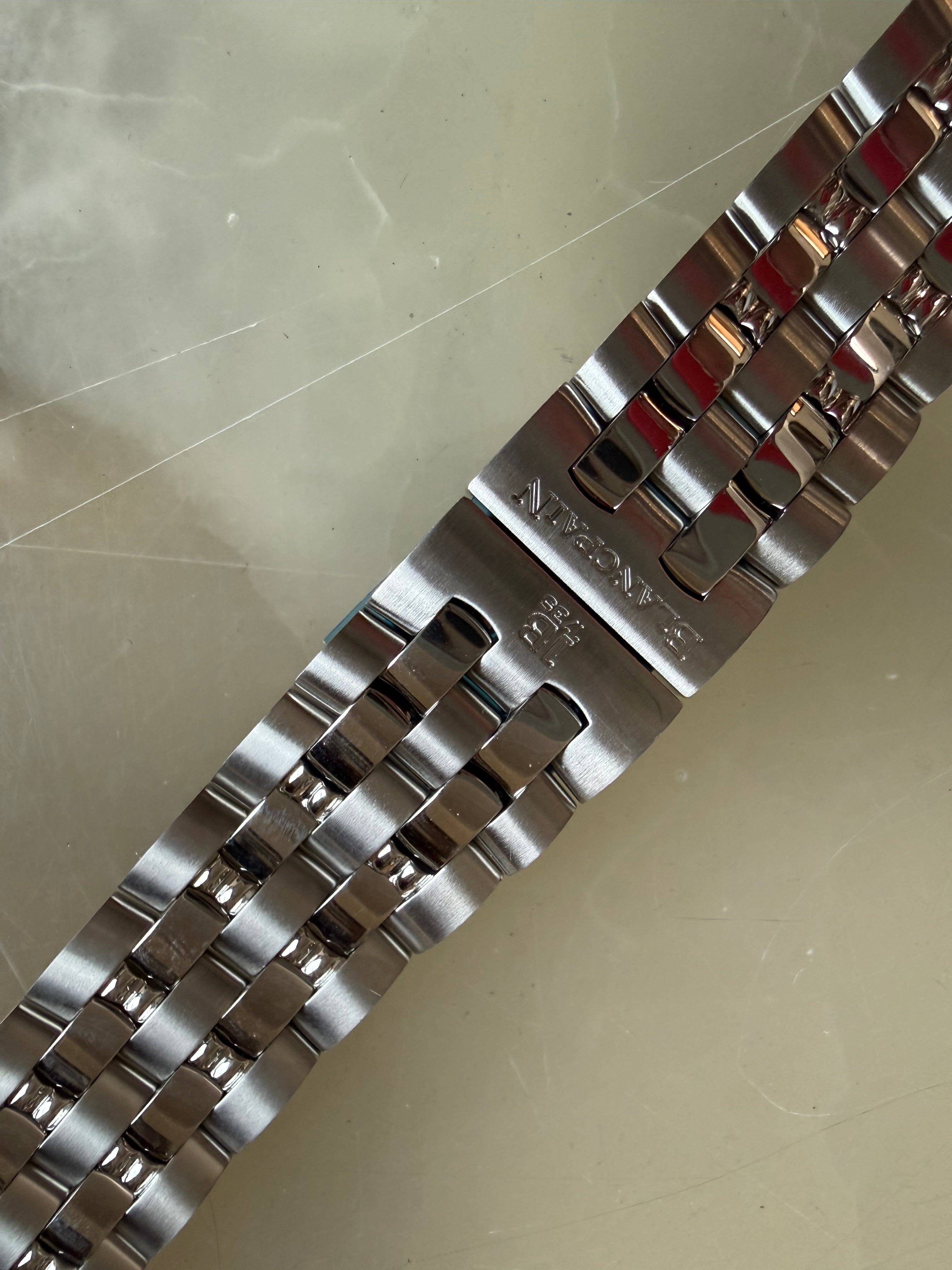 Authentic Blancpain Leman Stainless Steel Watch Bracelet 20mm 2185 0299 PJ