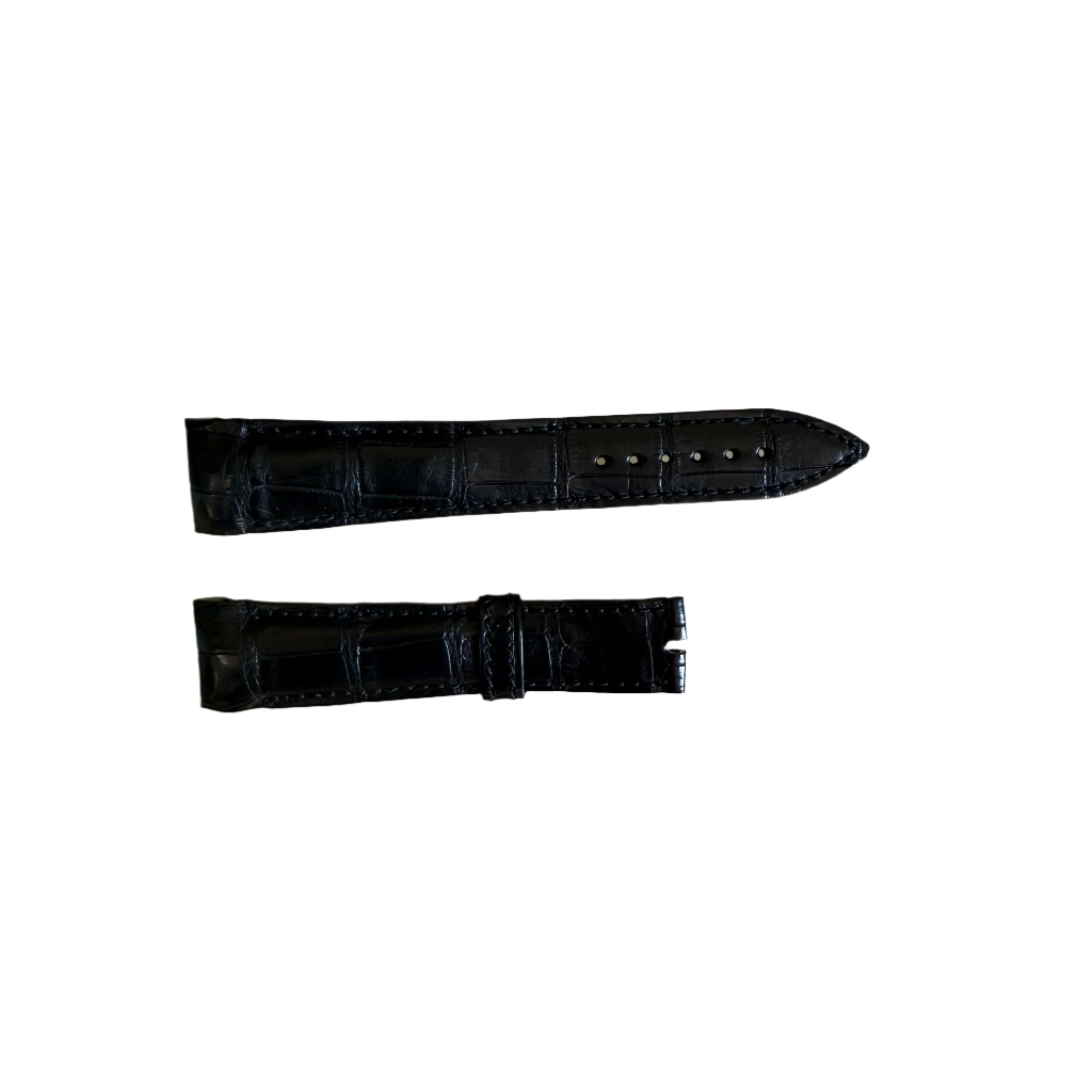 Authentic Breguet Black Alligator Watch Strap Band 21mm