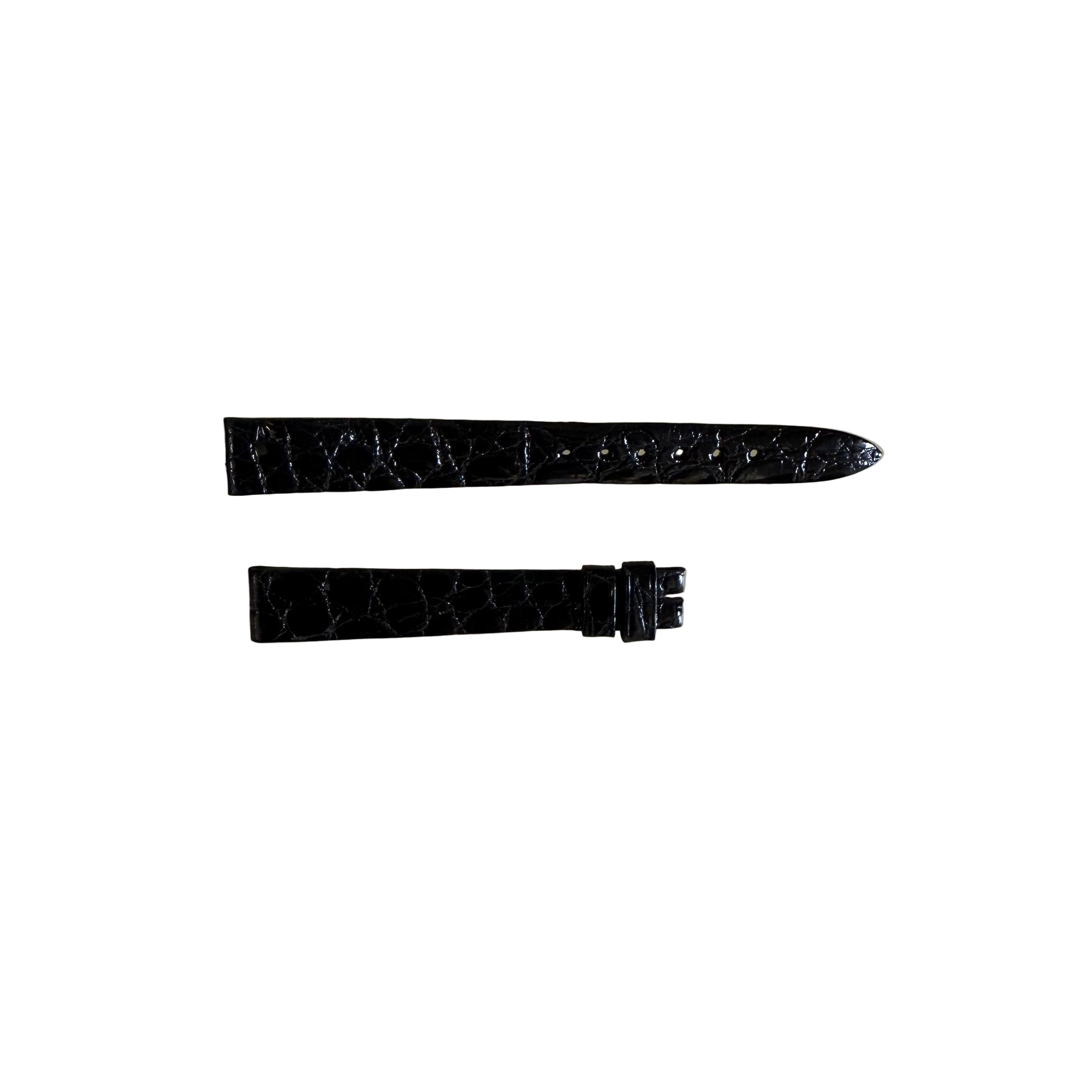 Authentic Breguet Black Crocodile Watch Strap Band 12mm