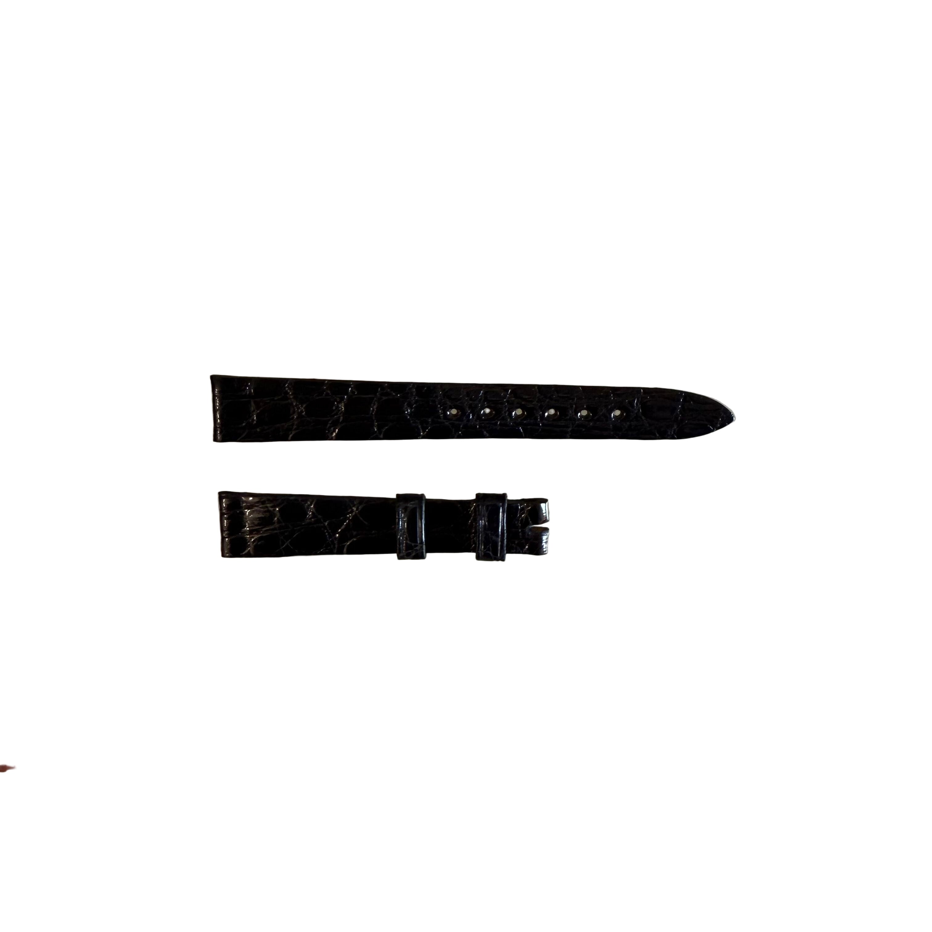 Authentic Breguet Black Crocodile Watch Strap Band 13mm