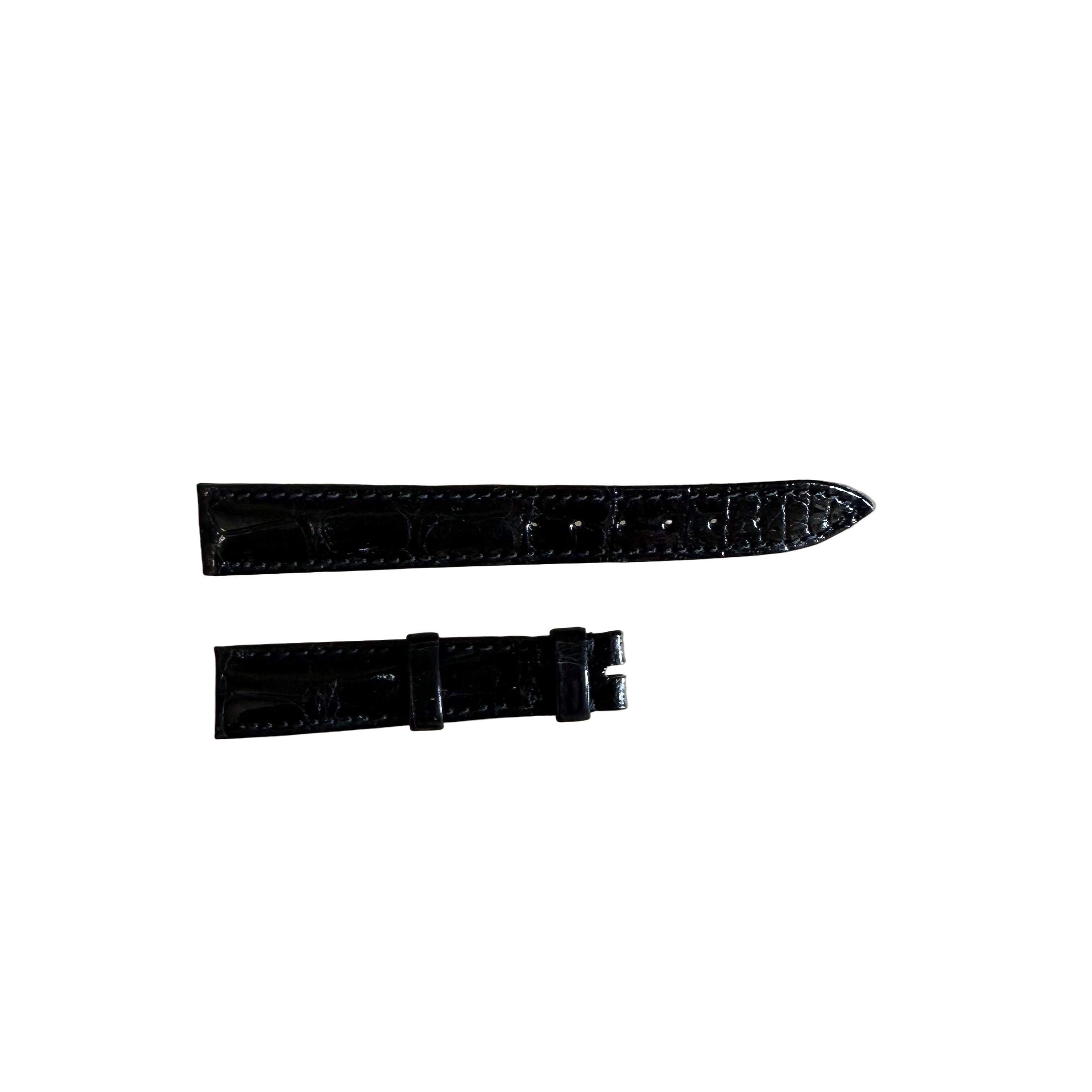 Authentic Breguet Black Crocodile Watch Strap Band 14mm