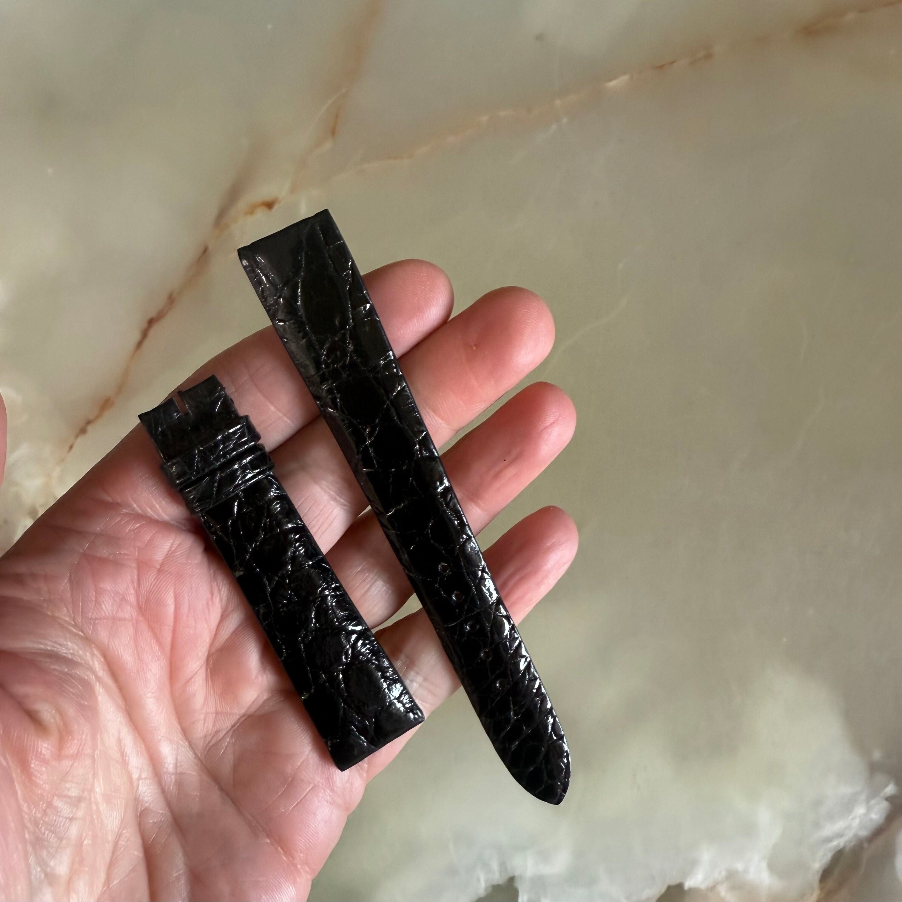 Authentic Breguet Black Crocodile Watch Strap Band 18mm