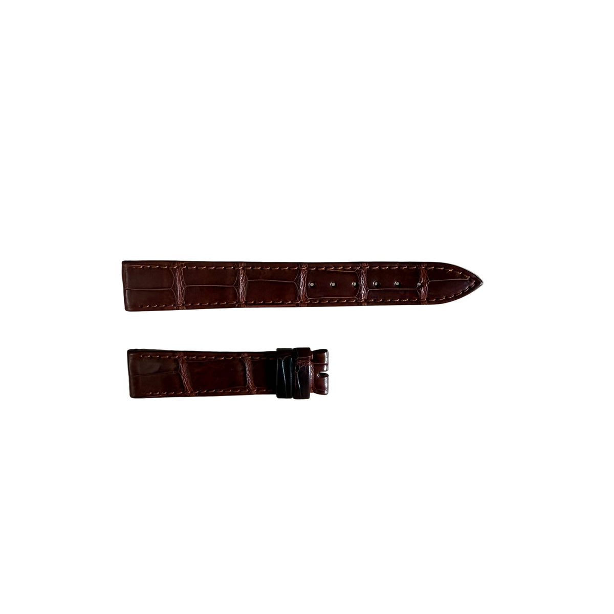 Authentic Breguet Brown Alligator Watch Strap Band 16mm Stitched