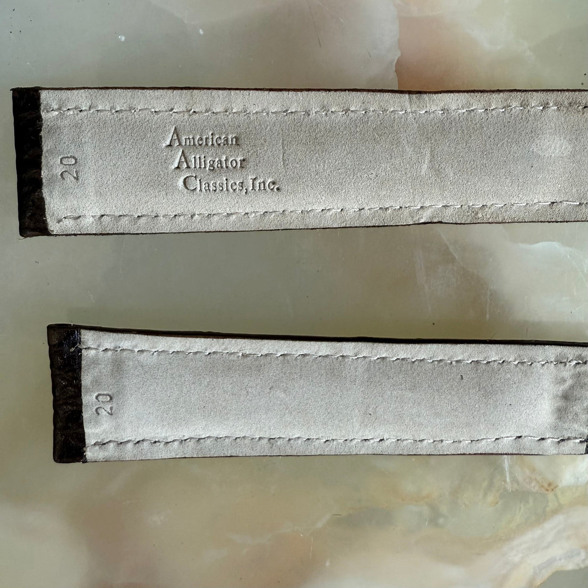 Authentic Breguet Brown Alligator Watch Strap Band 20mm