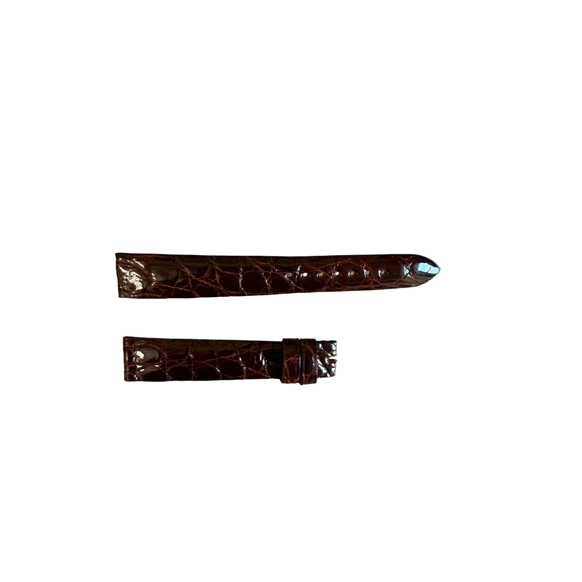Authentic Breguet Brown Crocodile Watch Strap Band 14mm