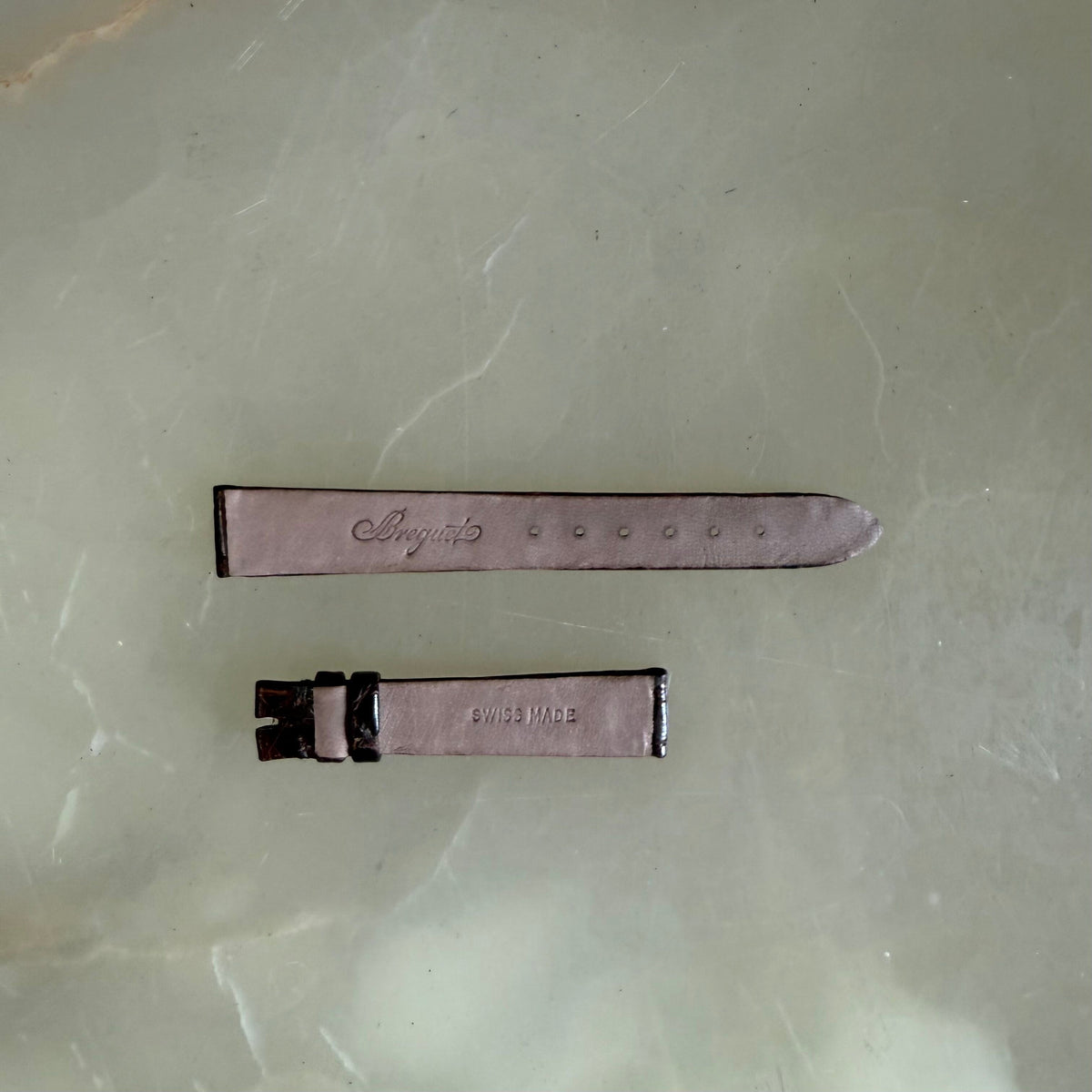 Authentic Breguet Brown Crocodile Watch Strap Band 15mm
