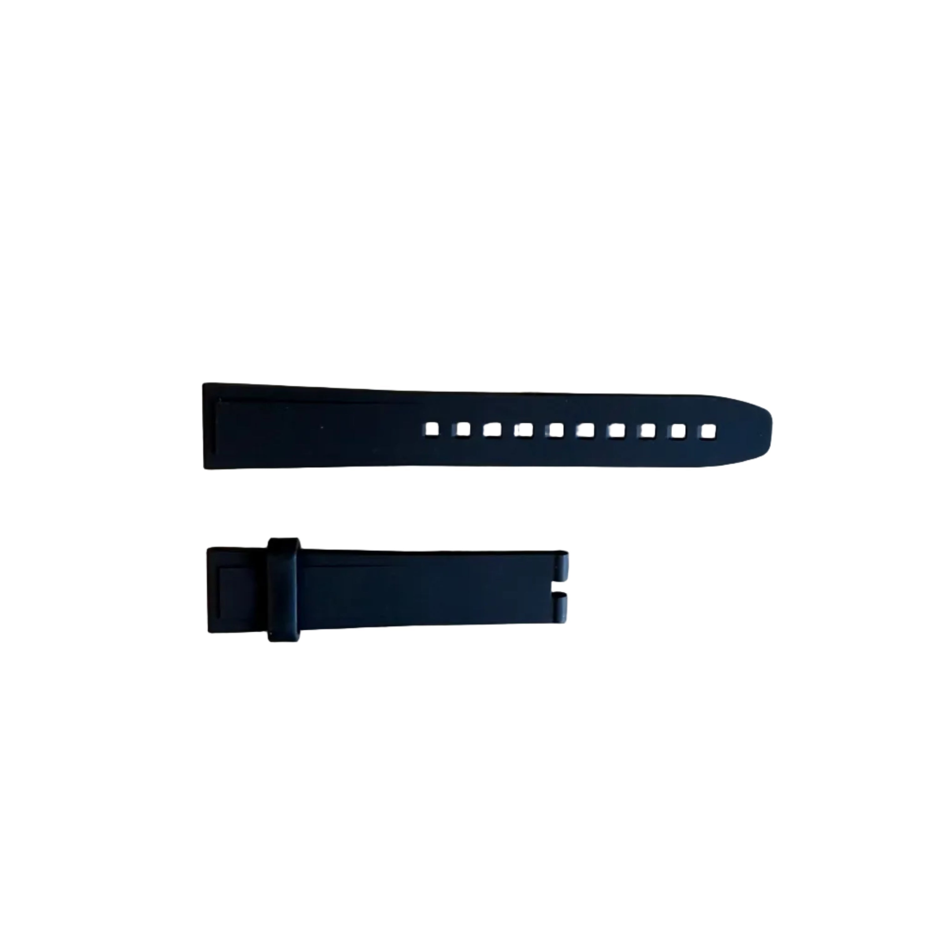 Authentic Breitling Black Rubber Watch Strap Band 16mm 133S