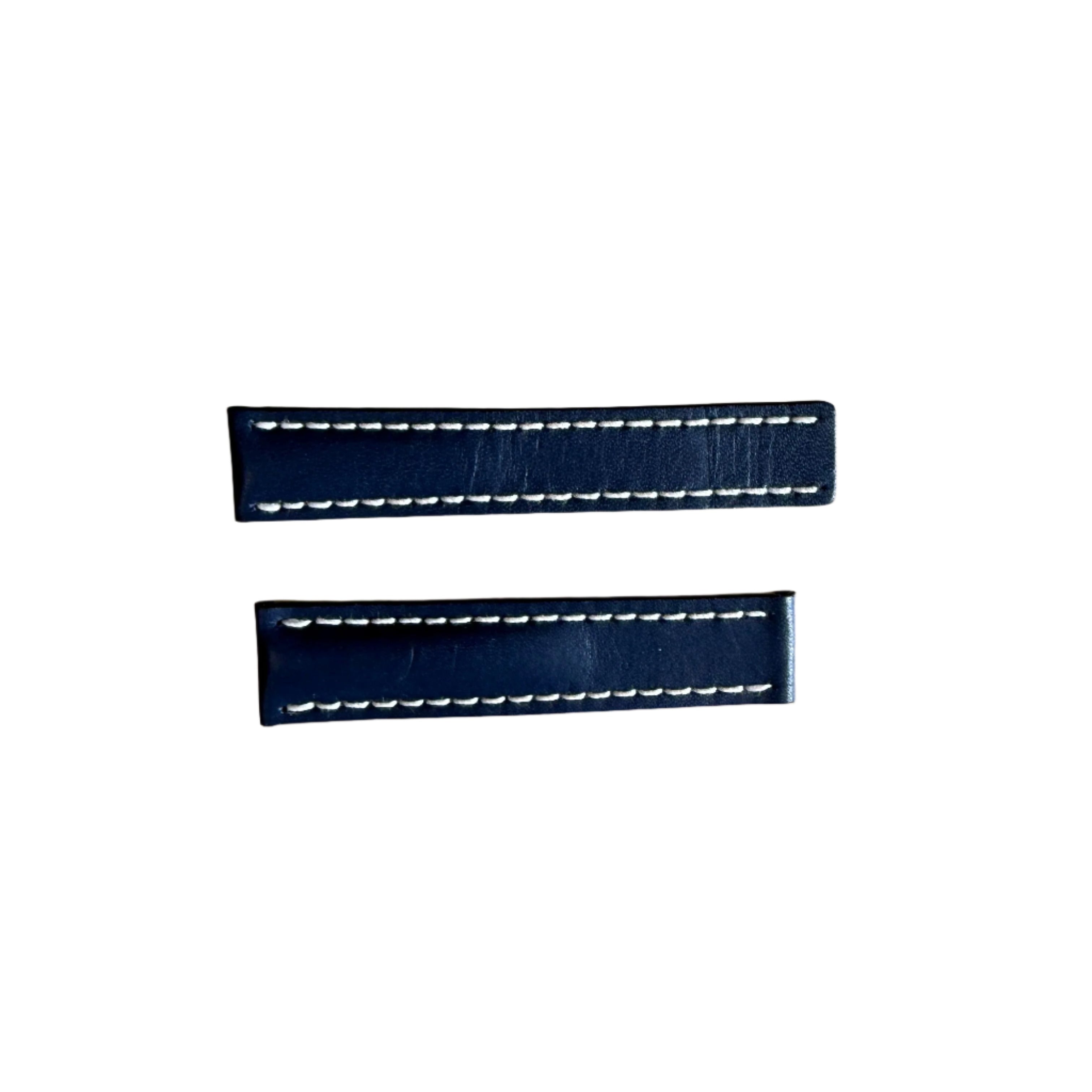 Authentic Breitling Blue Calfskin Watch Strap Band 193X 20mm