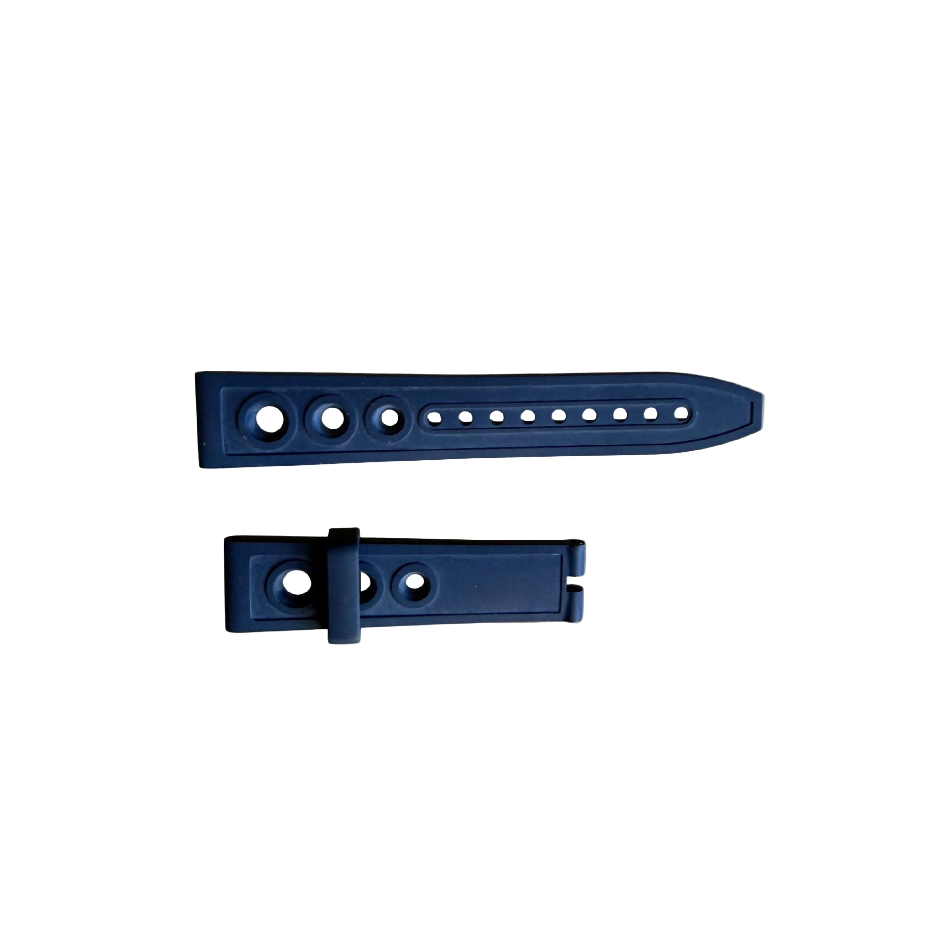 Authentic Breitling Blue Rubber Watch Strap Band 18mm 270S