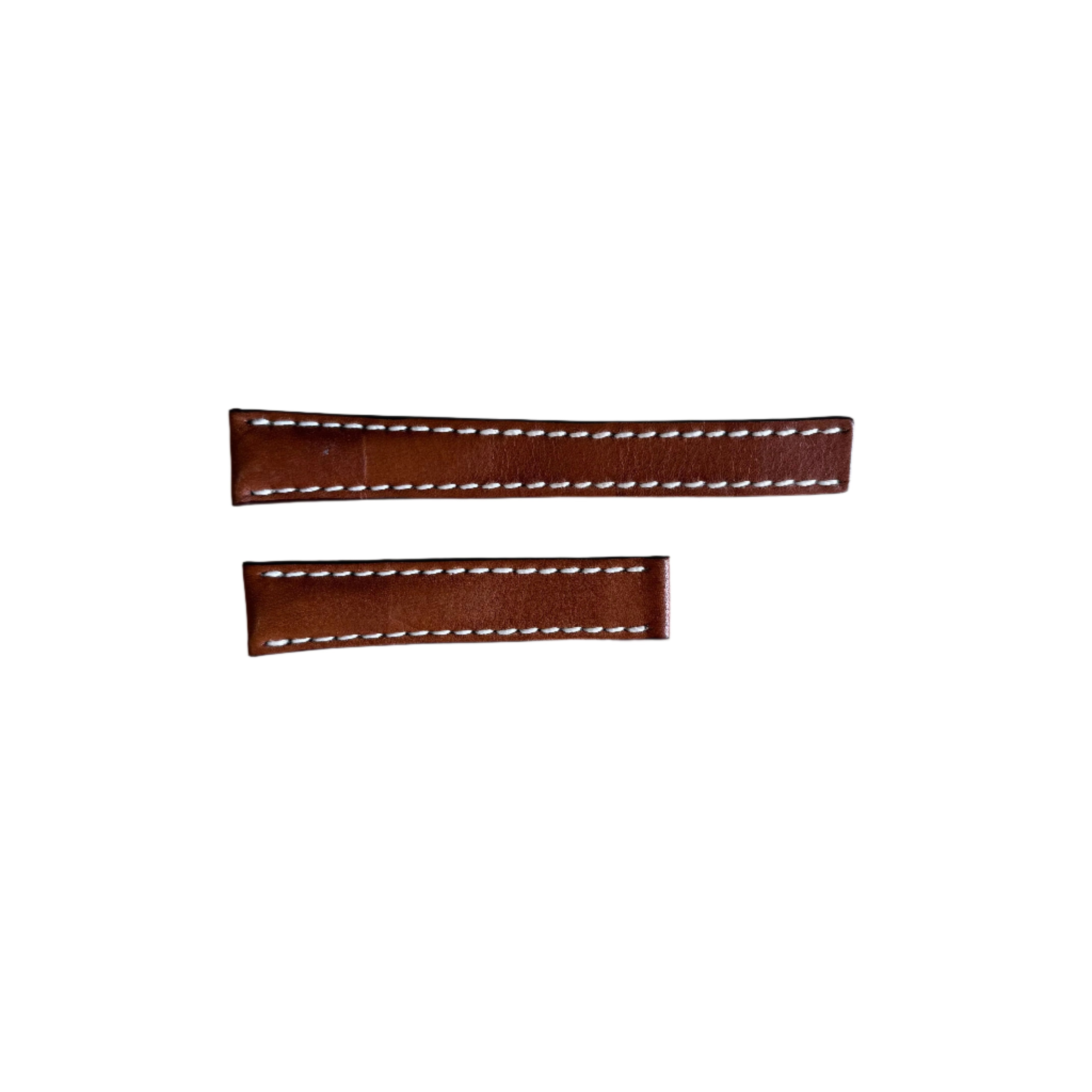 Authentic Breitling Brown Calfskin Watch Strap Band 413X 18mm