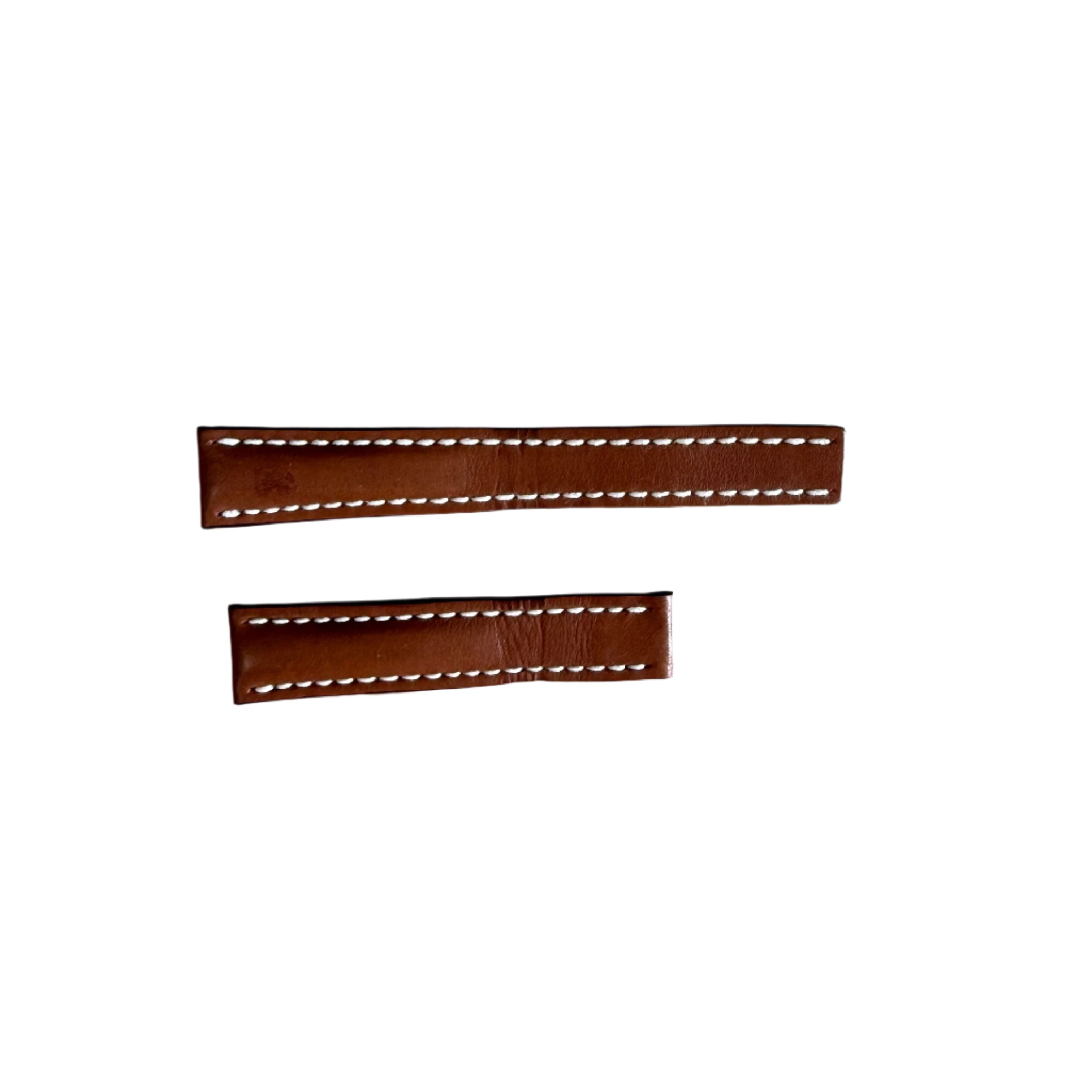 Authentic Breitling Brown Calfskin Watch Strap Band 413X 18mm