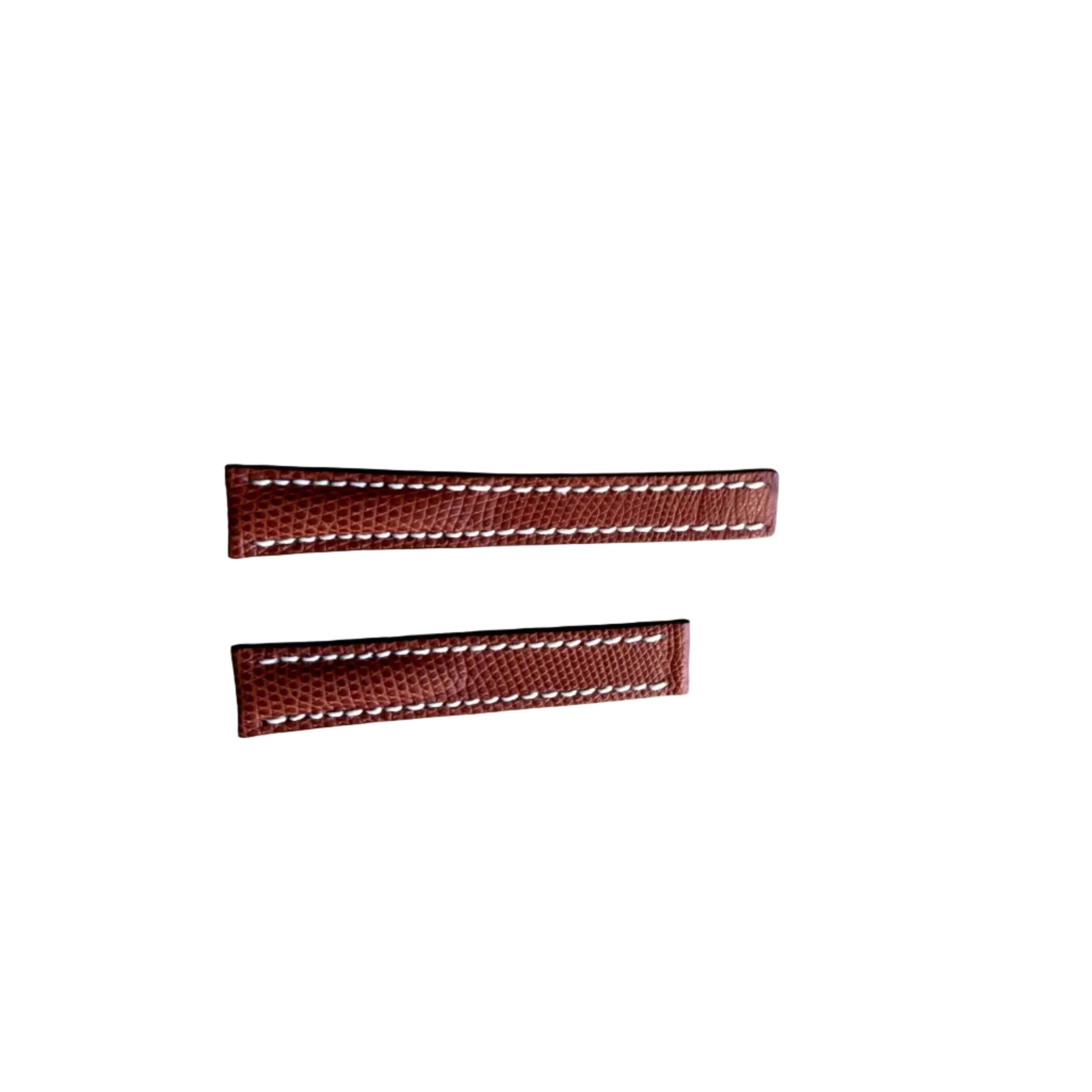Authentic Breitling Brown Lizard Watch Strap Band 16mm