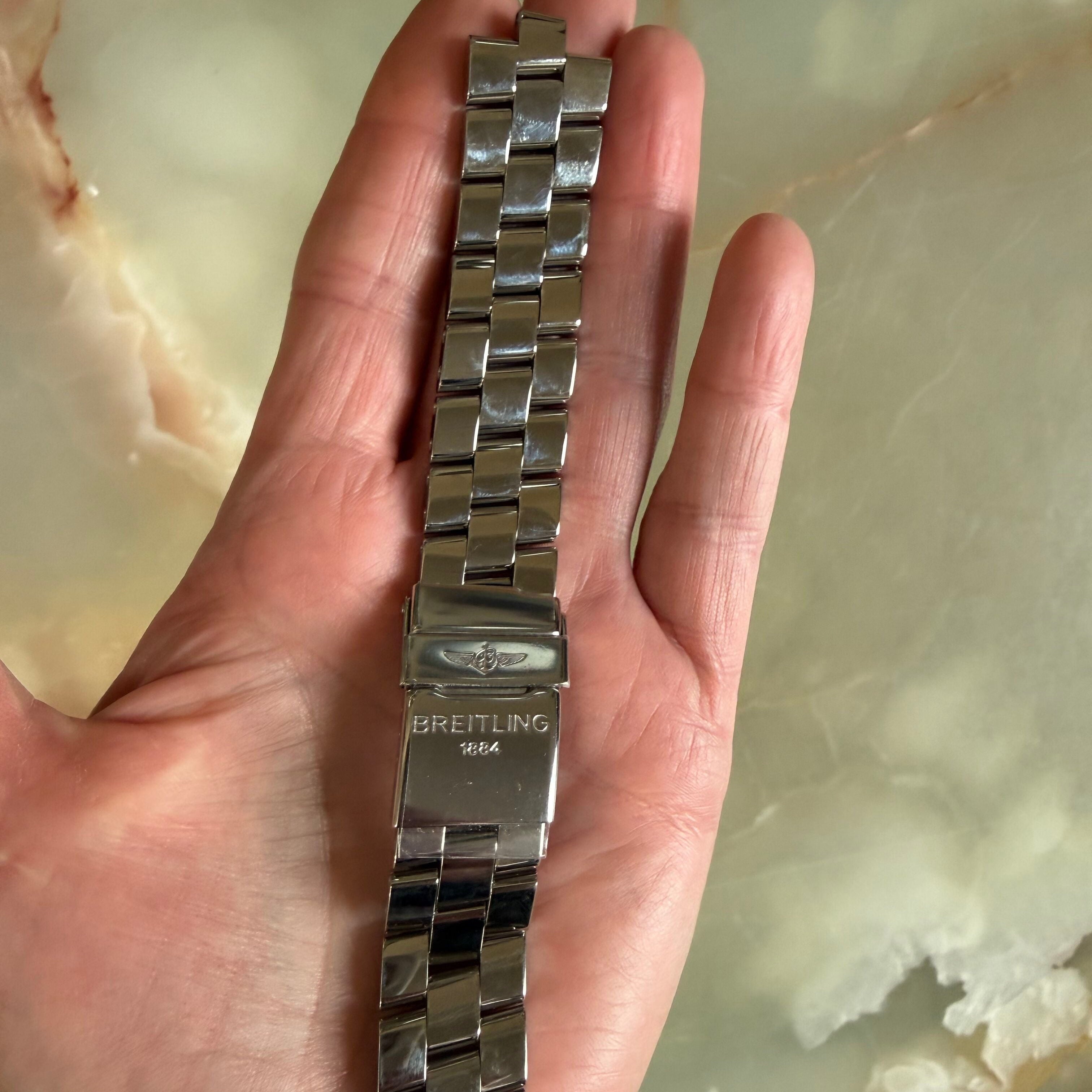Authentic Breitling Stainless Steel 20mm Watch Bracelet W0112