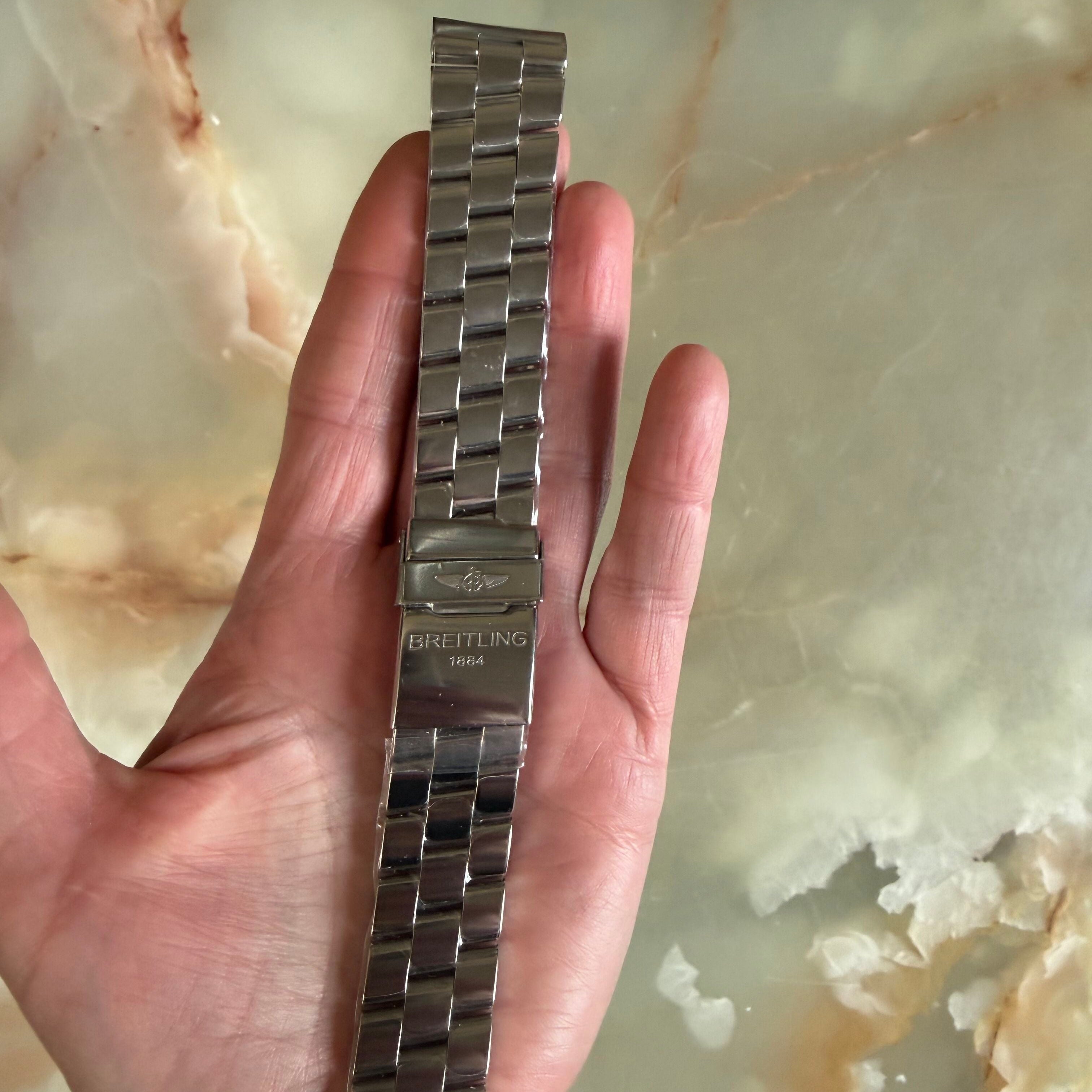 Authentic Breitling Stainless Steel 22mm Watch Bracelet W0009