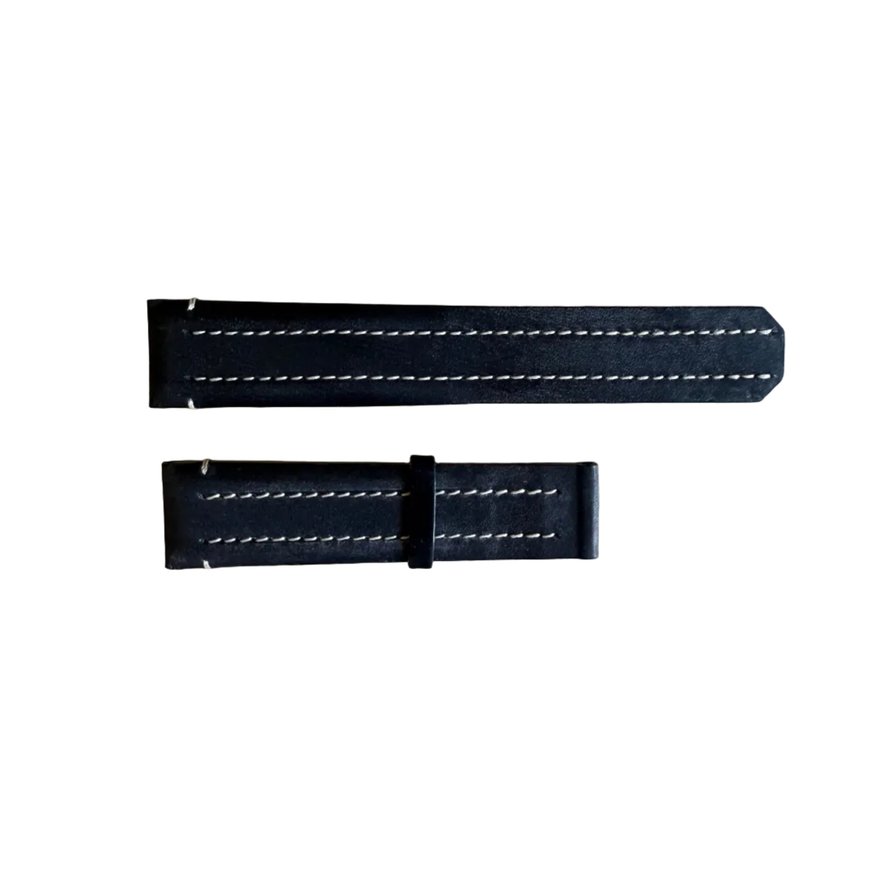 Authentic Carl F. Bucherer Black Leather Watch Strap Band 22mm