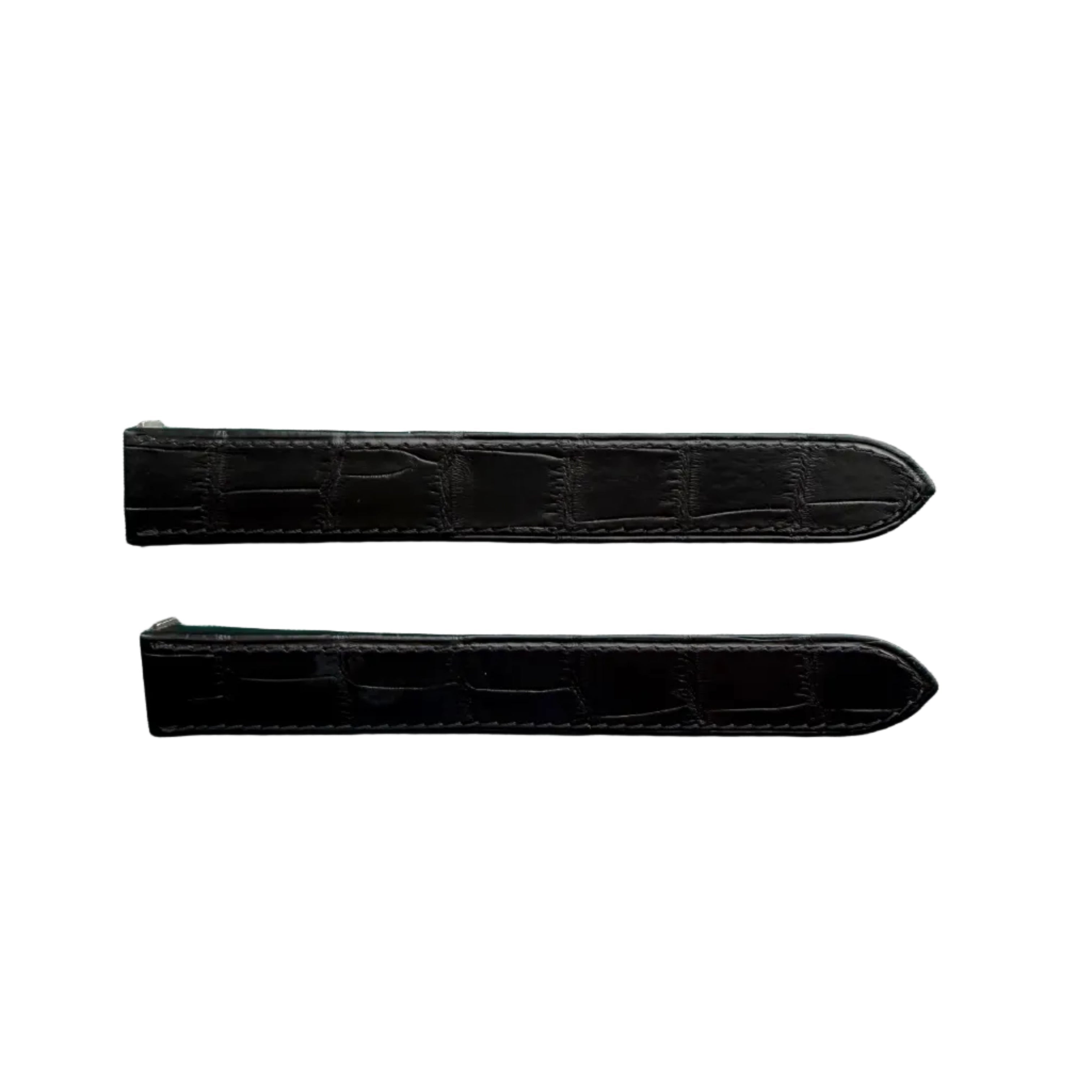 Authentic Cartier Black Alligator Quick Release Watch Strap Band 18.75mm