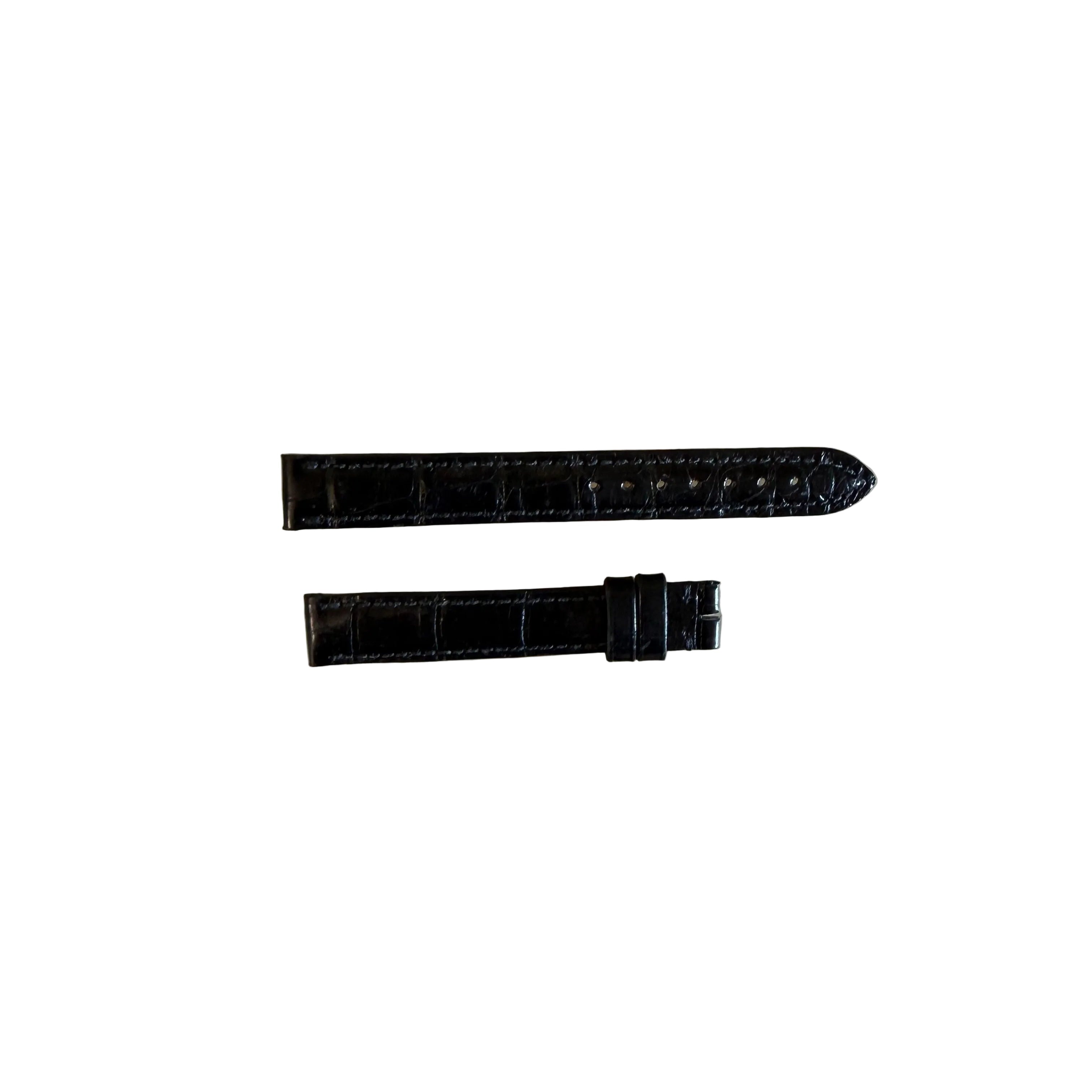 Authentic Cartier Black Alligator Watch Strap Band 13mm