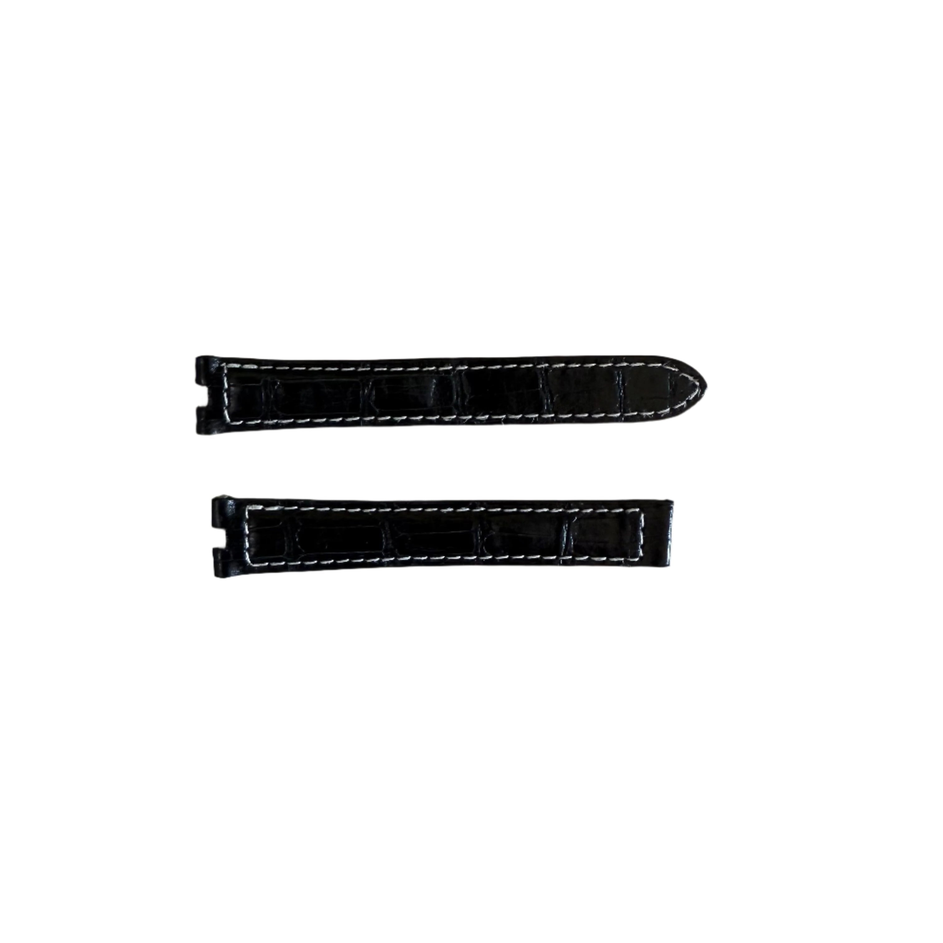 Authentic Cartier Black Alligator Watch Strap Band 14mm