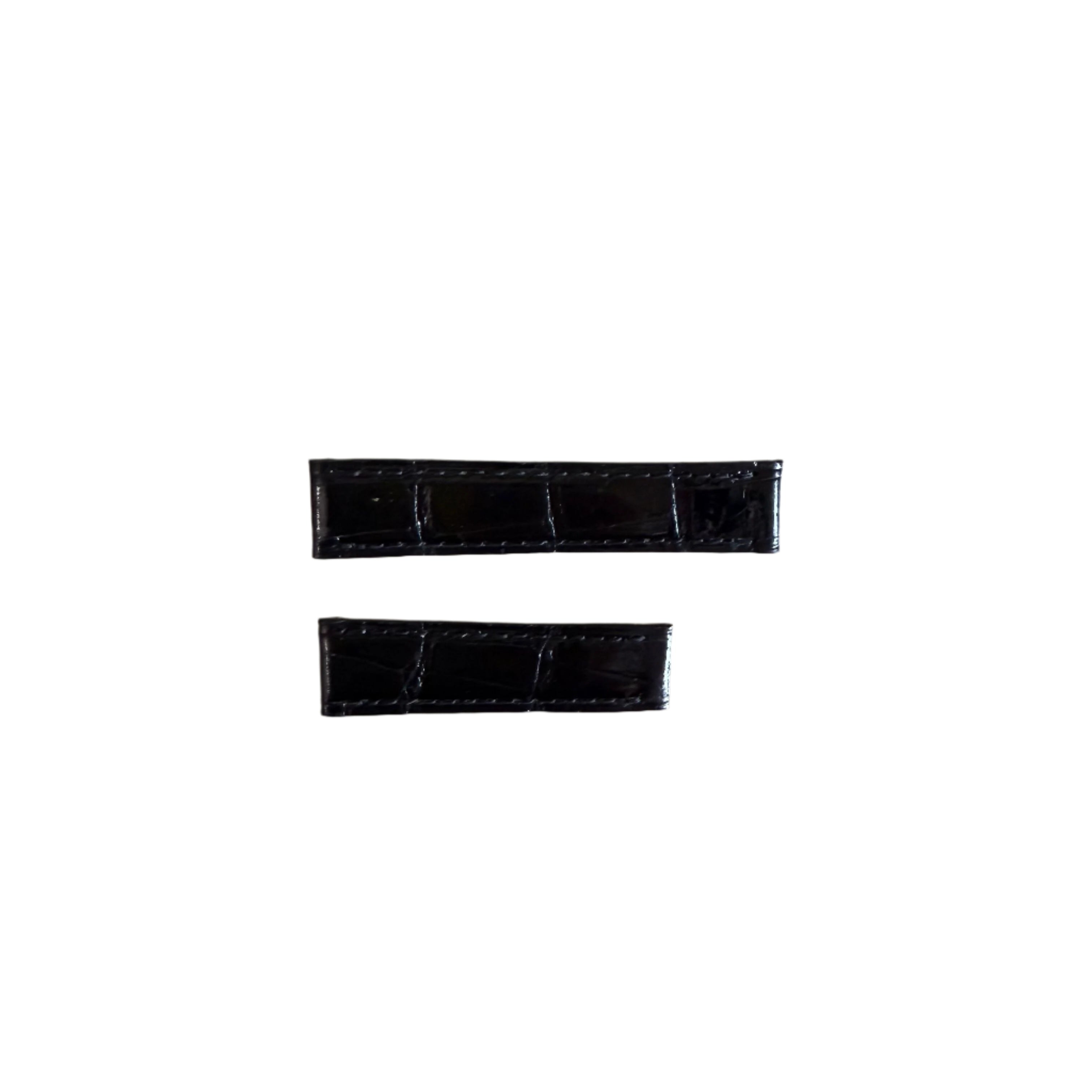 Authentic Cartier Black Alligator Watch Strap Band 15mm KD53ZP40