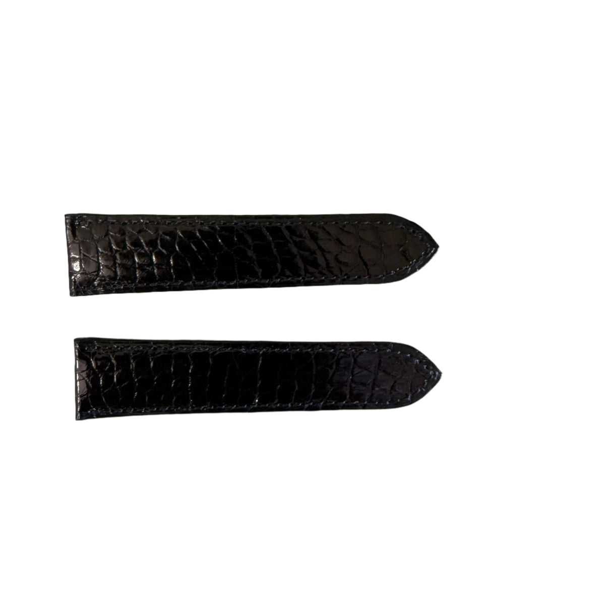 Authentic Cartier Black Alligator Watch Strap Band 20mm KD18WW01