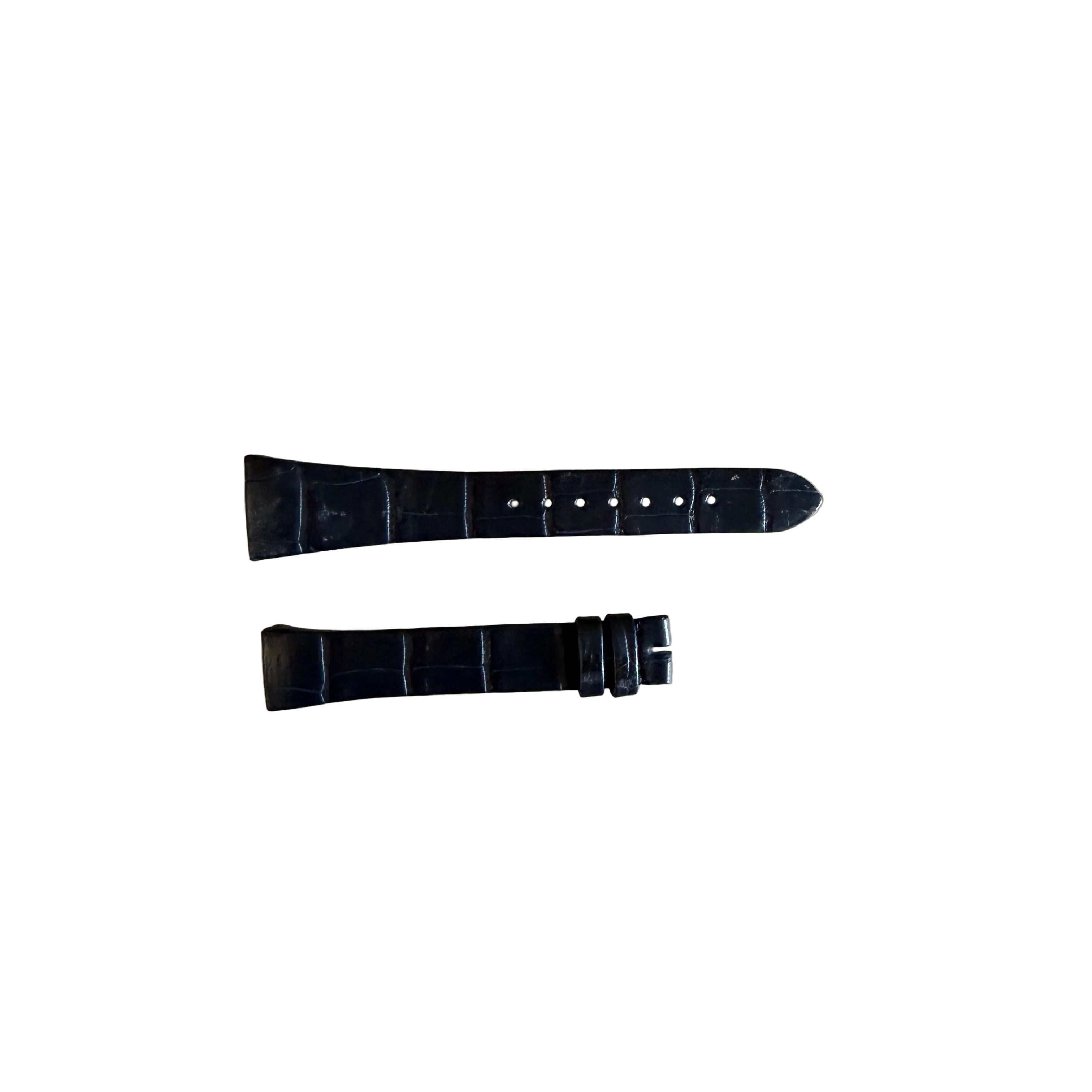 Authentic Cartier Blue Alligator Quick Release Watch Strap Band 15mm KD2AAK29