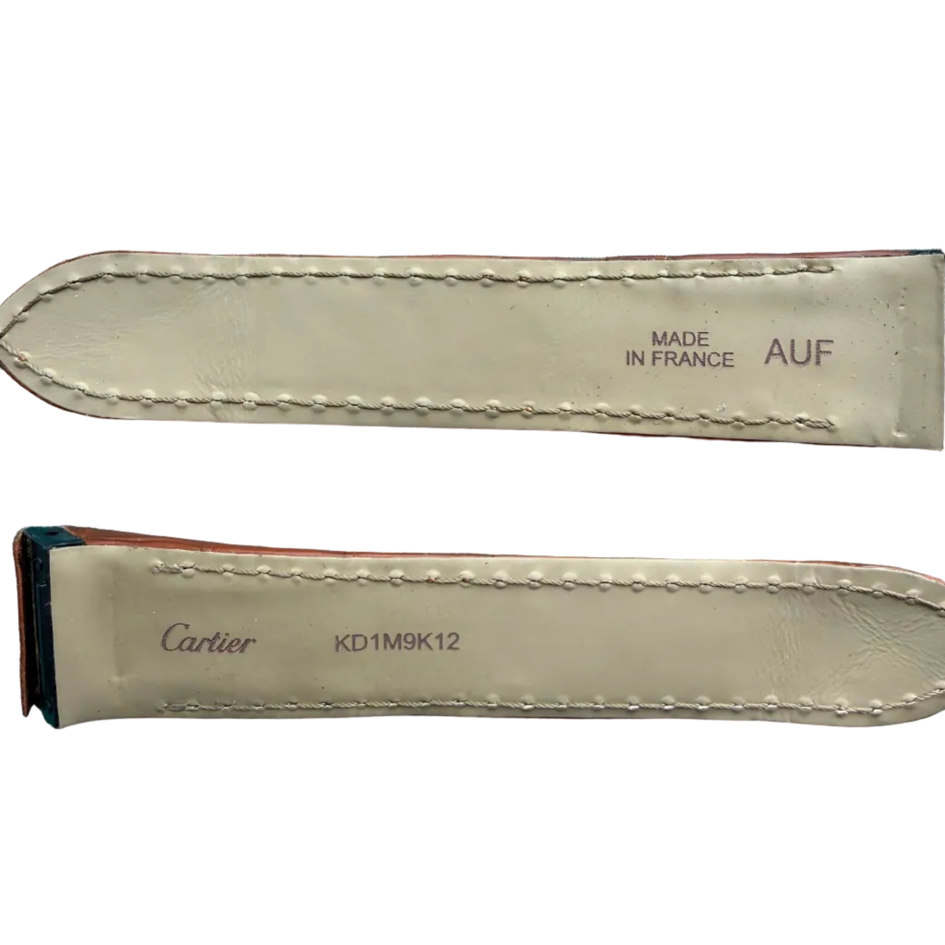 Authentic Cartier Brown Alligator Quick Release Watch Strap Band 19.75mm