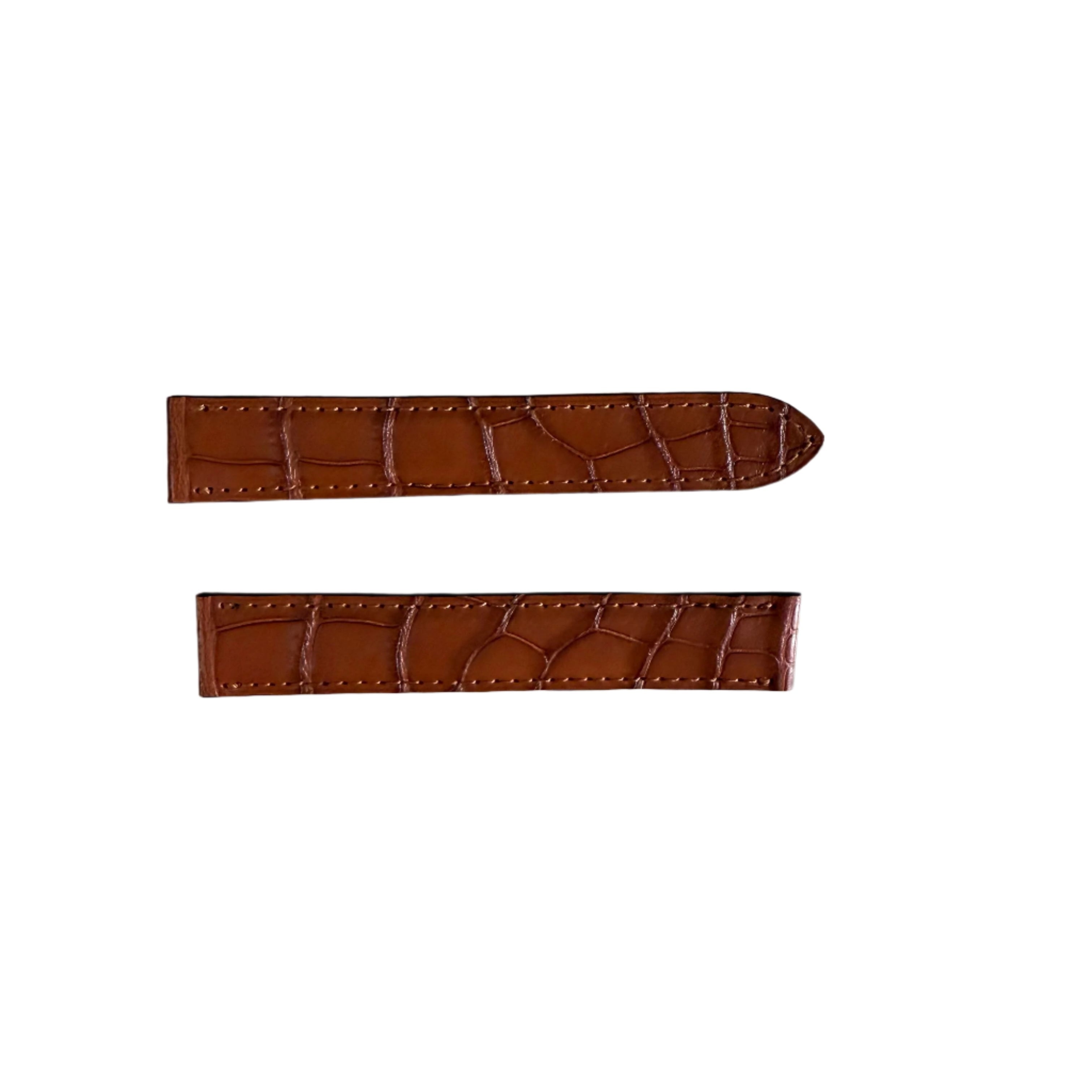 Authentic Cartier Brown Alligator Watch Strap Band 16mm KD11GK21-S06