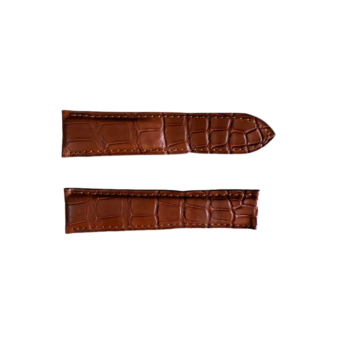 Authentic Cartier Brown Alligator Watch Strap Band 20mm KD18DK12