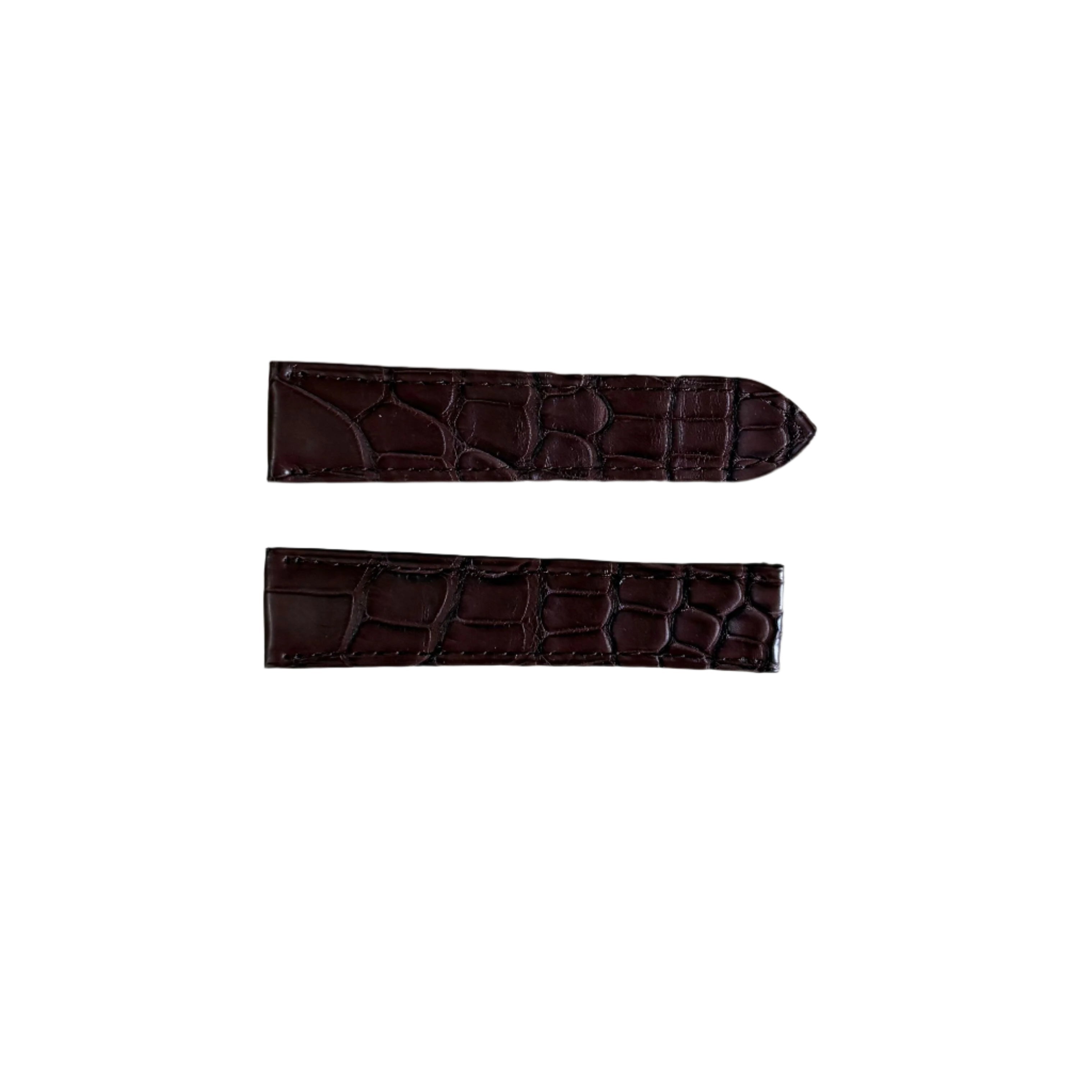 Authentic Cartier Brown Alligator Watch Strap Band 20mm KD18DM52