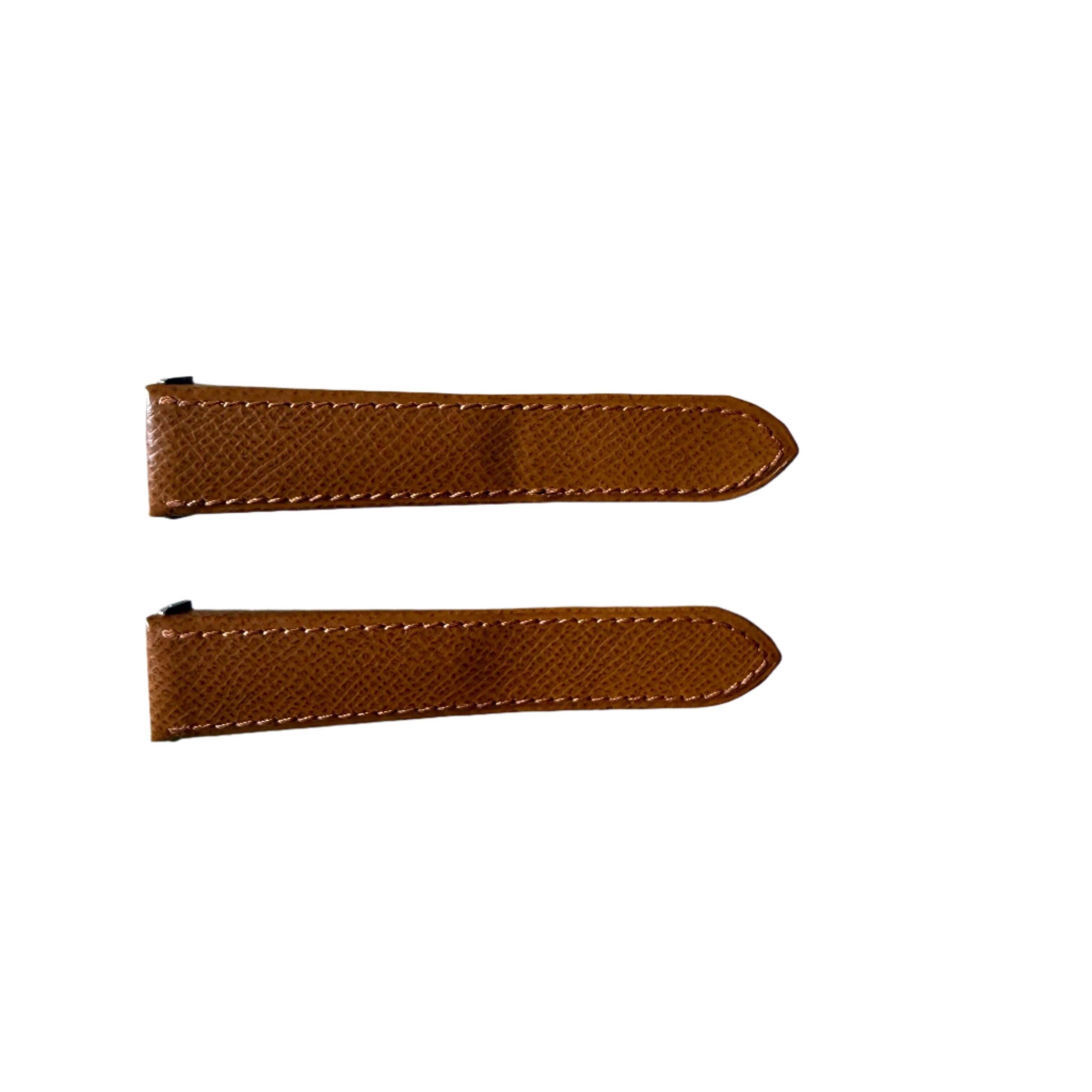Authentic Cartier Brown Calfskin Quick Release Watch Strap Band 20mm