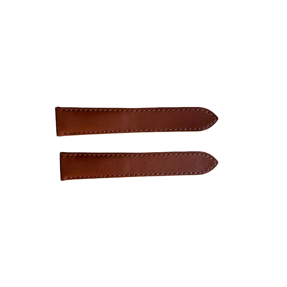 Authentic Cartier Brown Calfskin Watch Strap Band 20mm KD6XJAKS