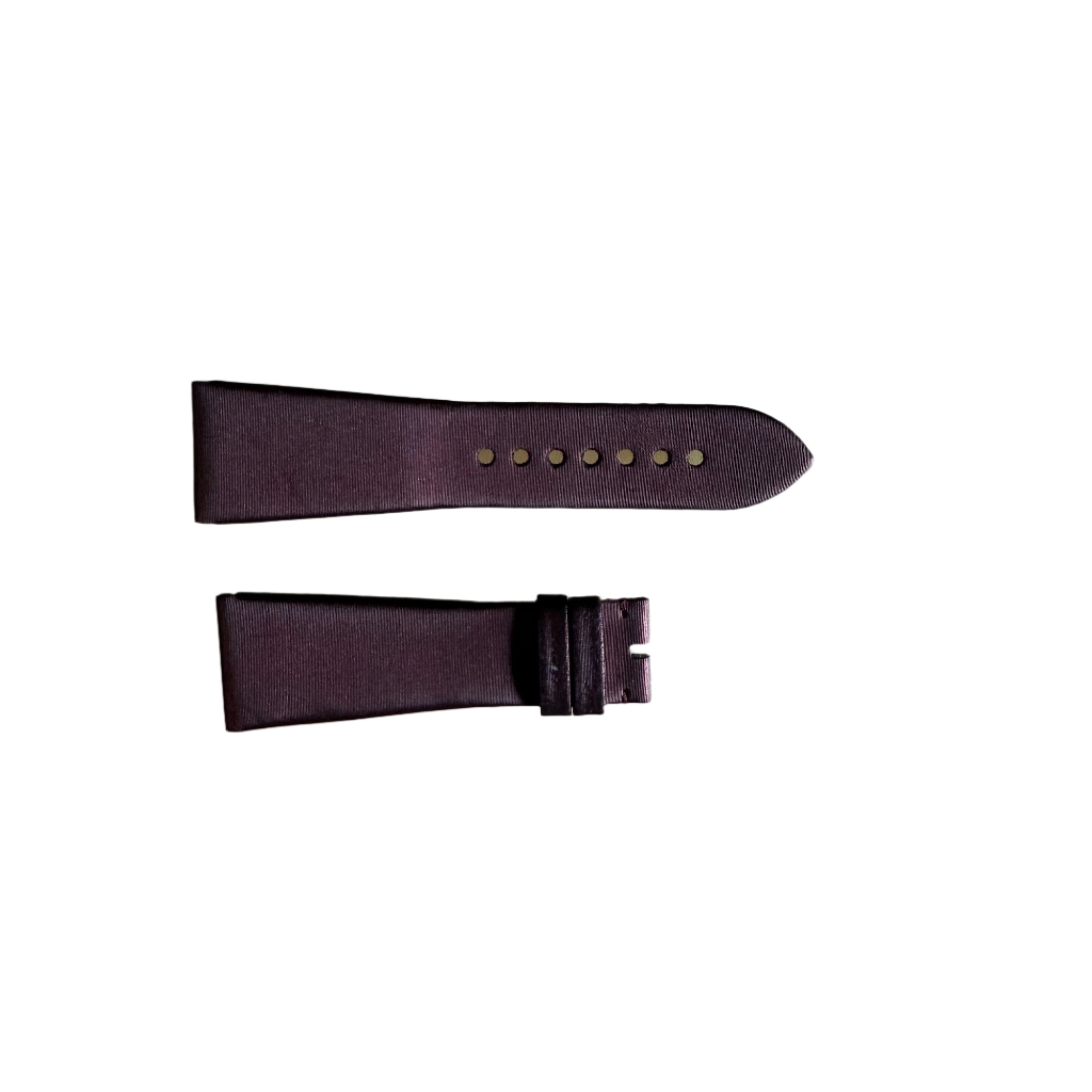Authentic Cartier Burgundy Satin Leather Watch Strap Band 25mm KD72A109