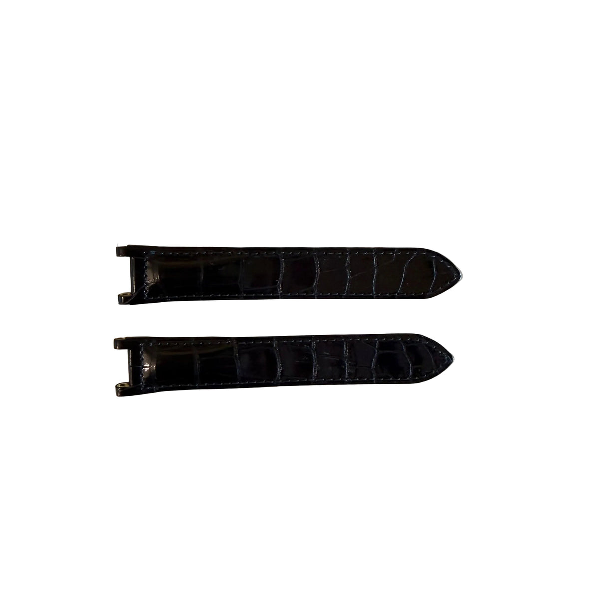 Authentic Cartier Pasha Black Alligator Watch Strap Band 18.85mm KD46J037
