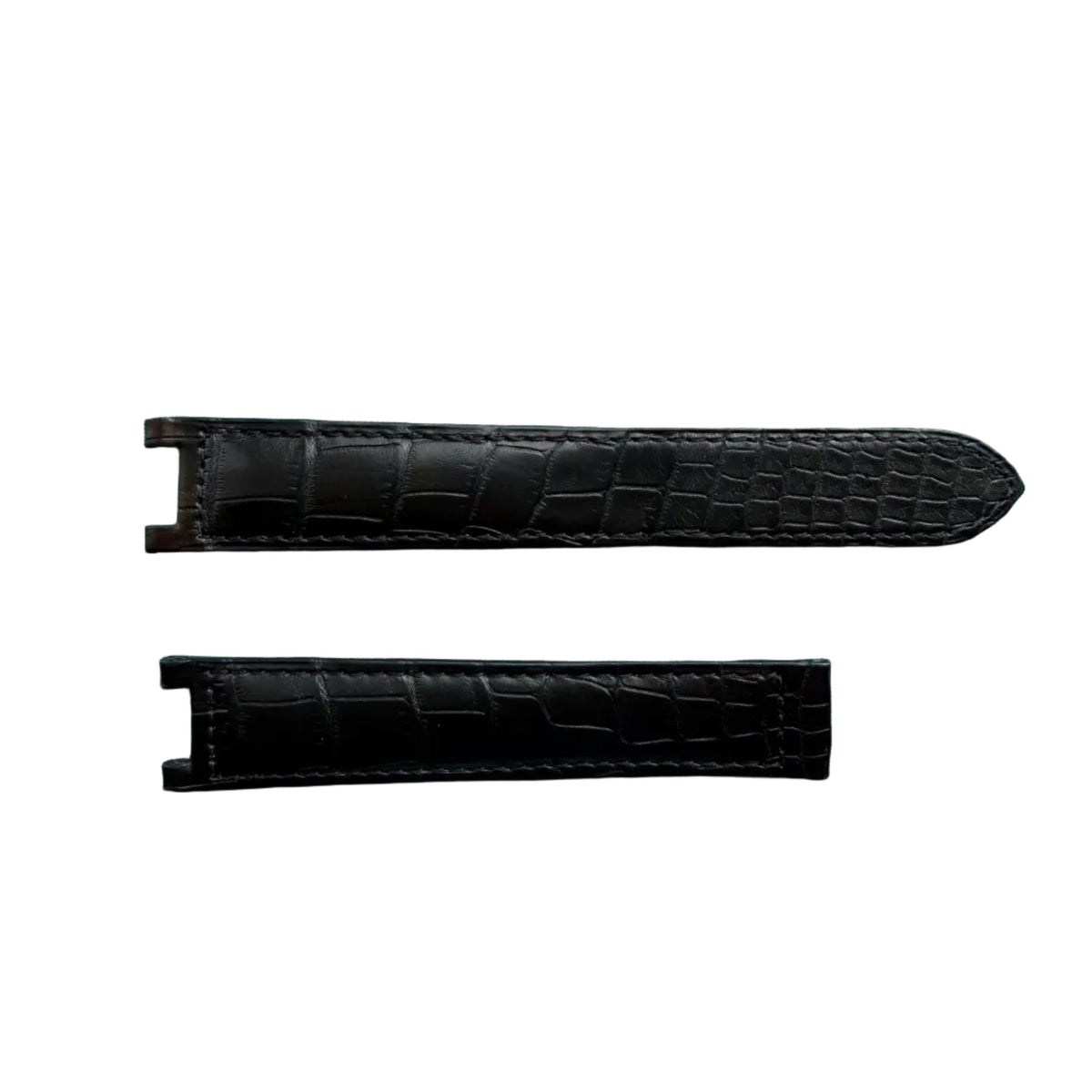 Authentic Cartier Pasha Black Alligator Watch Strap Band 19mm KD225F20-S06