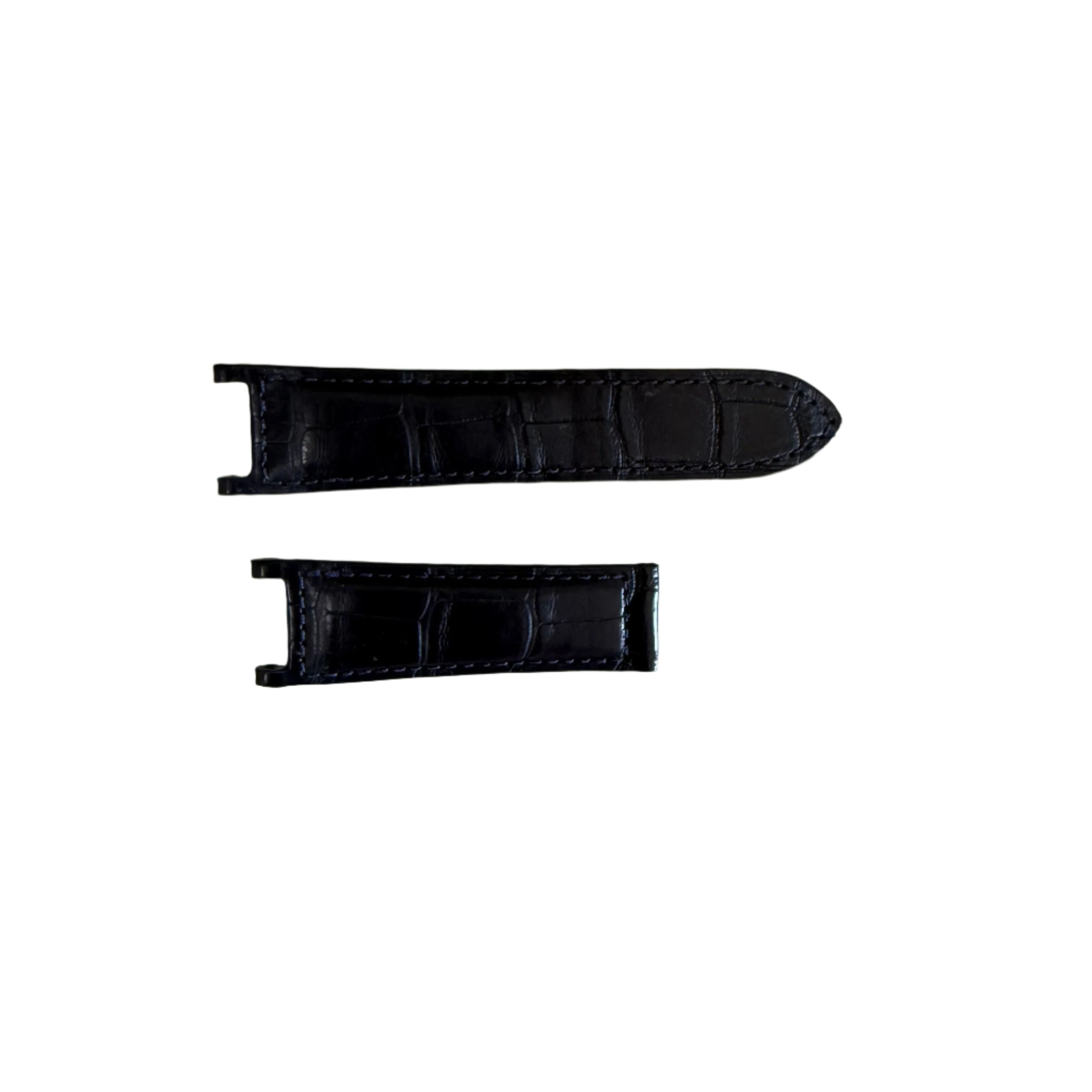 Authentic Cartier Pasha Black Alligator Watch Strap Band 21mm KD1HSK29