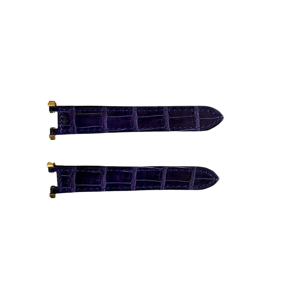 Authentic Cartier Pasha Purple Alligator Watch Strap Band 9mm KD1K9N40
