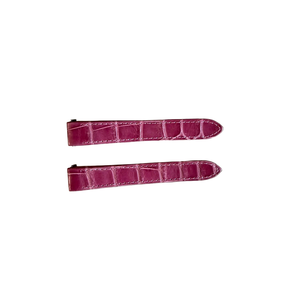 Authentic Cartier Pink Alligator Quick Release Watch Strap Band 15mm KD93XP13
