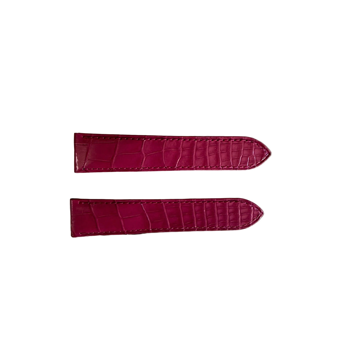 Authentic Cartier Pink Alligator Watch Strap Band 20mm KD18XP13-S06