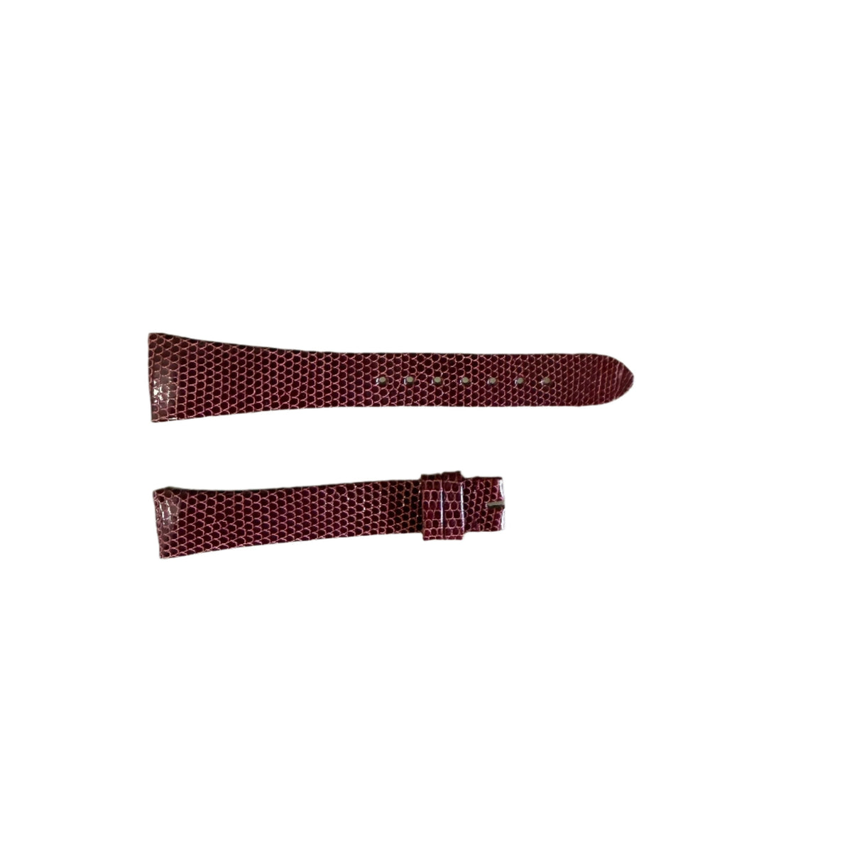 Authentic Cartier Red Leather Quick Release Watch Strap Band 20mm KD2AAX25-S27