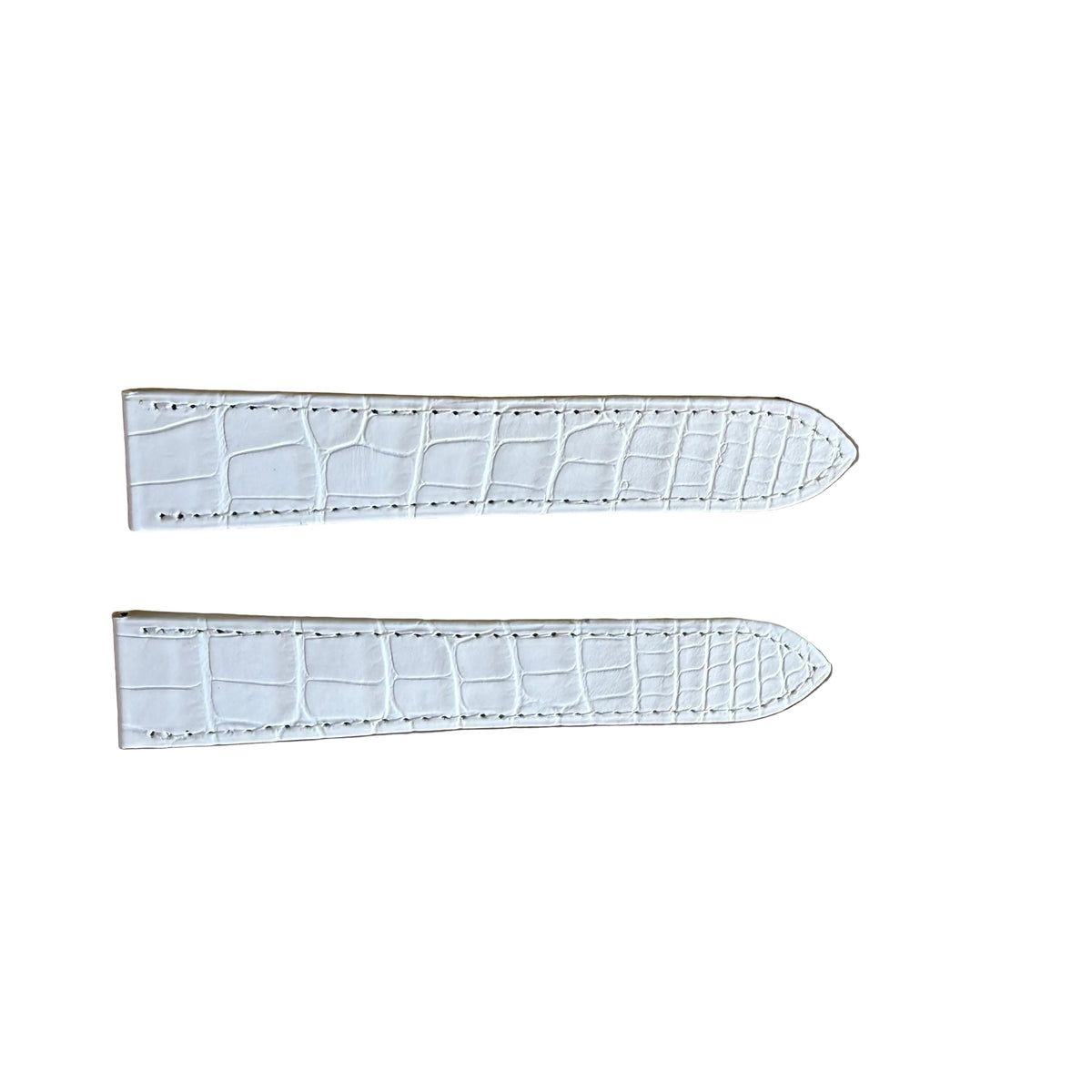 Authentic Cartier White Alligator Watch Strap Band 21mm KD5B2K63
