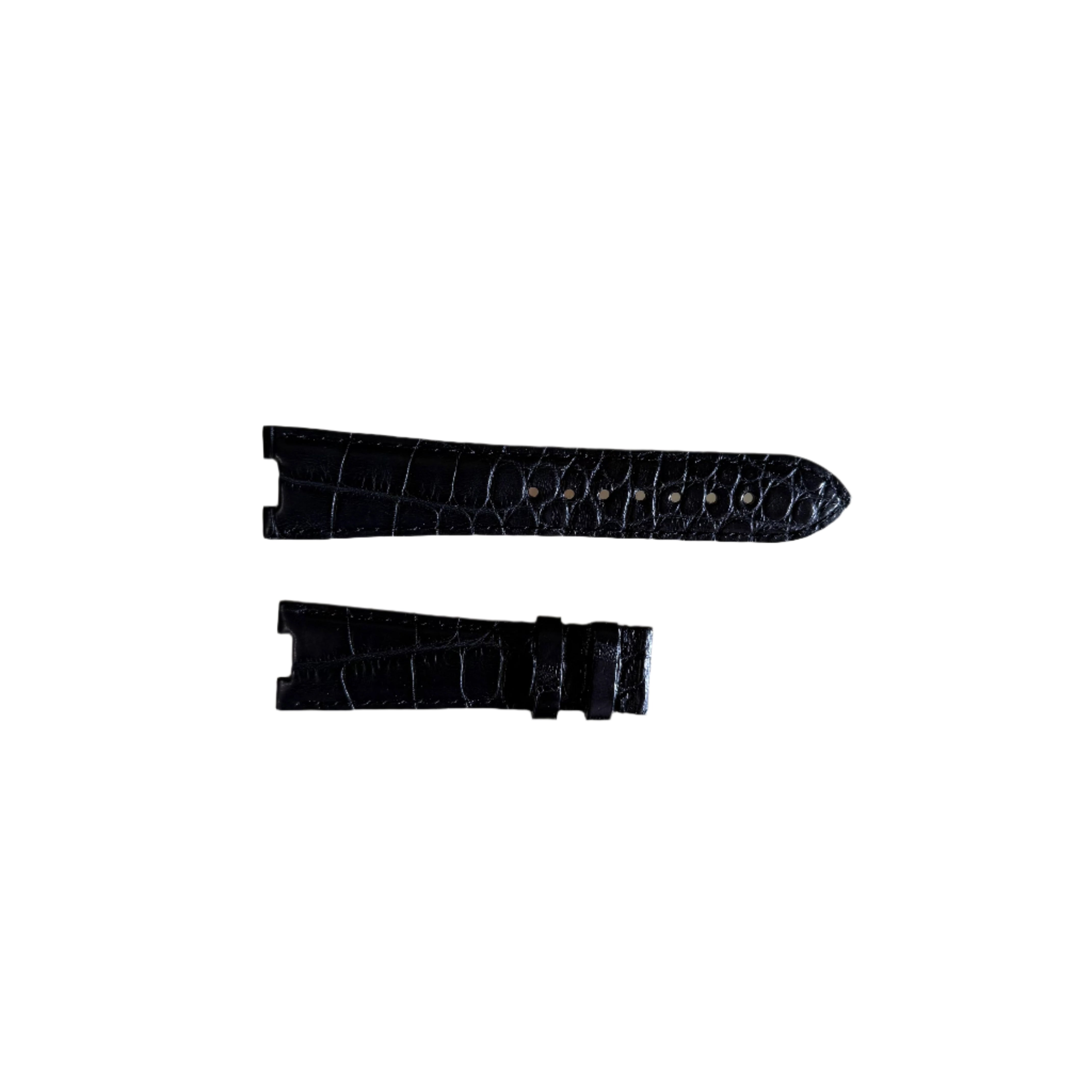 Authentic Concord Black Crocodile Watch Strap Band 22mm 2304