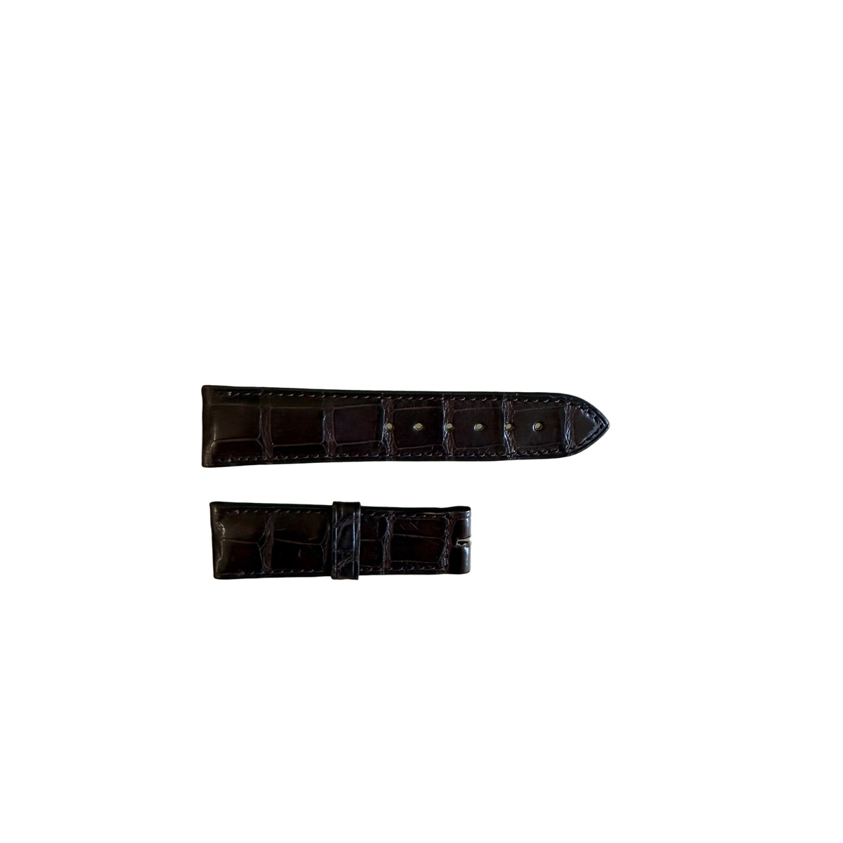 Authentic David Yurman Brown Alligator Watch Strap Band 20mm