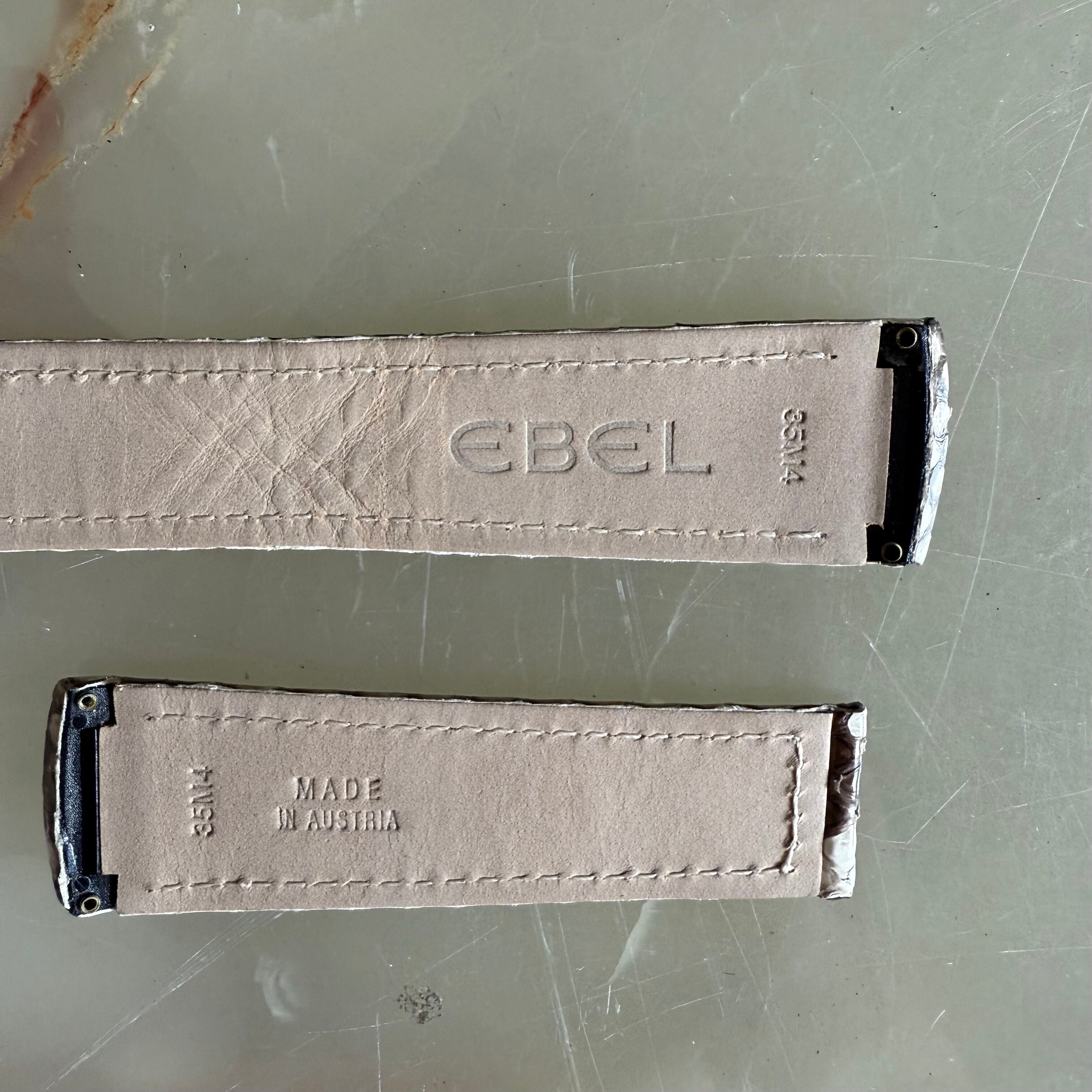 Authentic Ebel Brasilia Brown Python Watch Strap Band 23mm 35M4