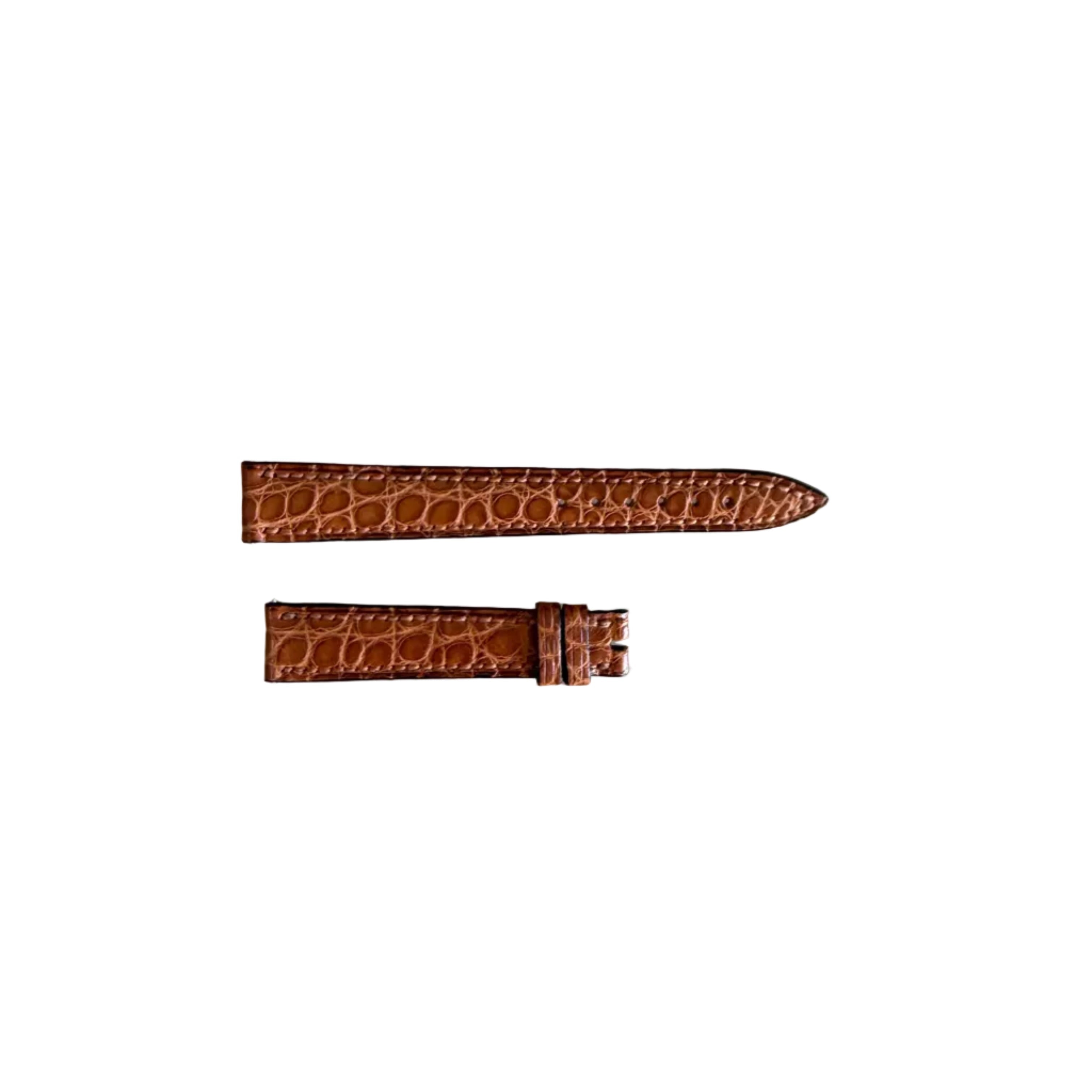 Authentic Franck Muller Brown Crocodile Watch Strap Band 14mm