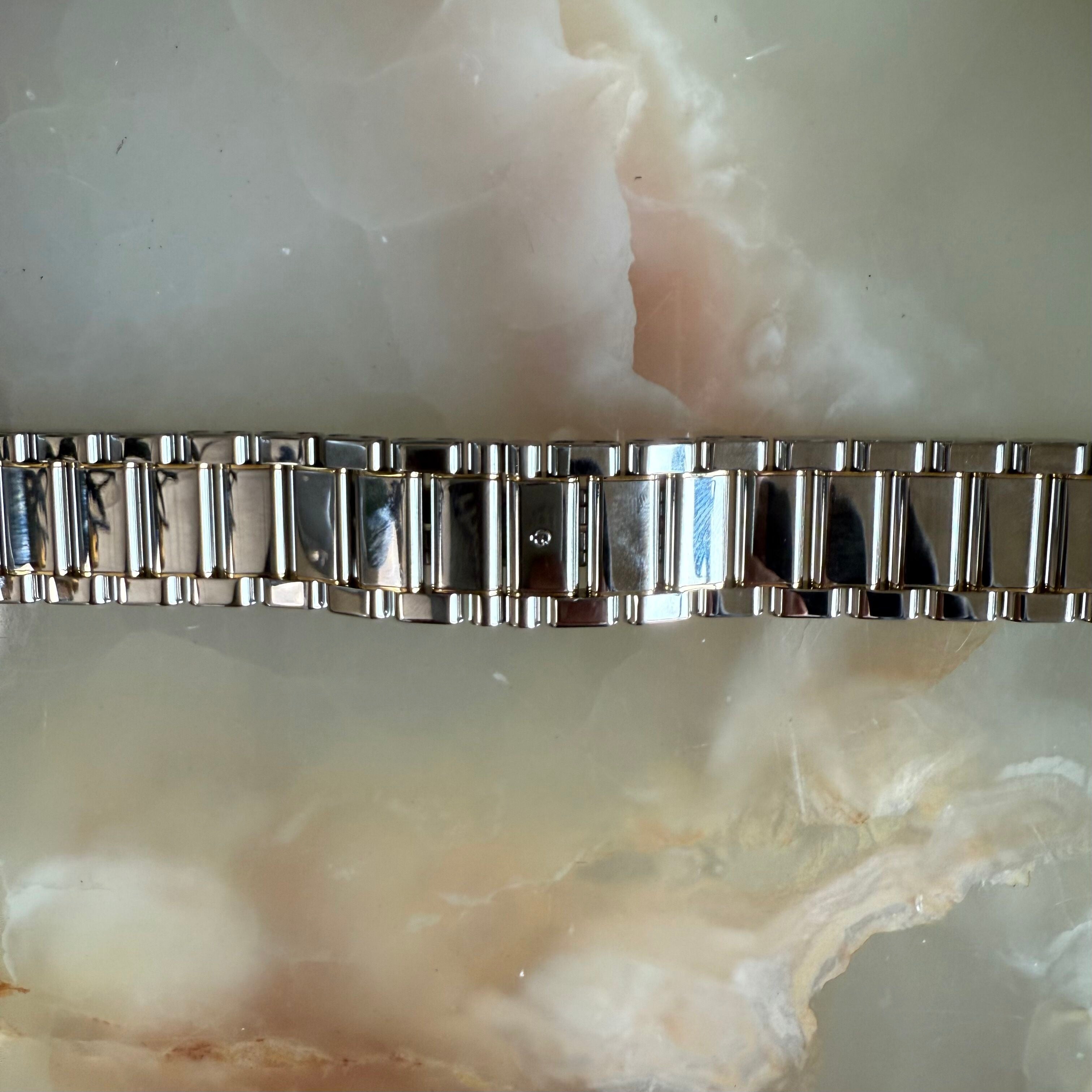 Authentic Girard Perregaux 7000 Steel Gold Watch Bracelet 20mm