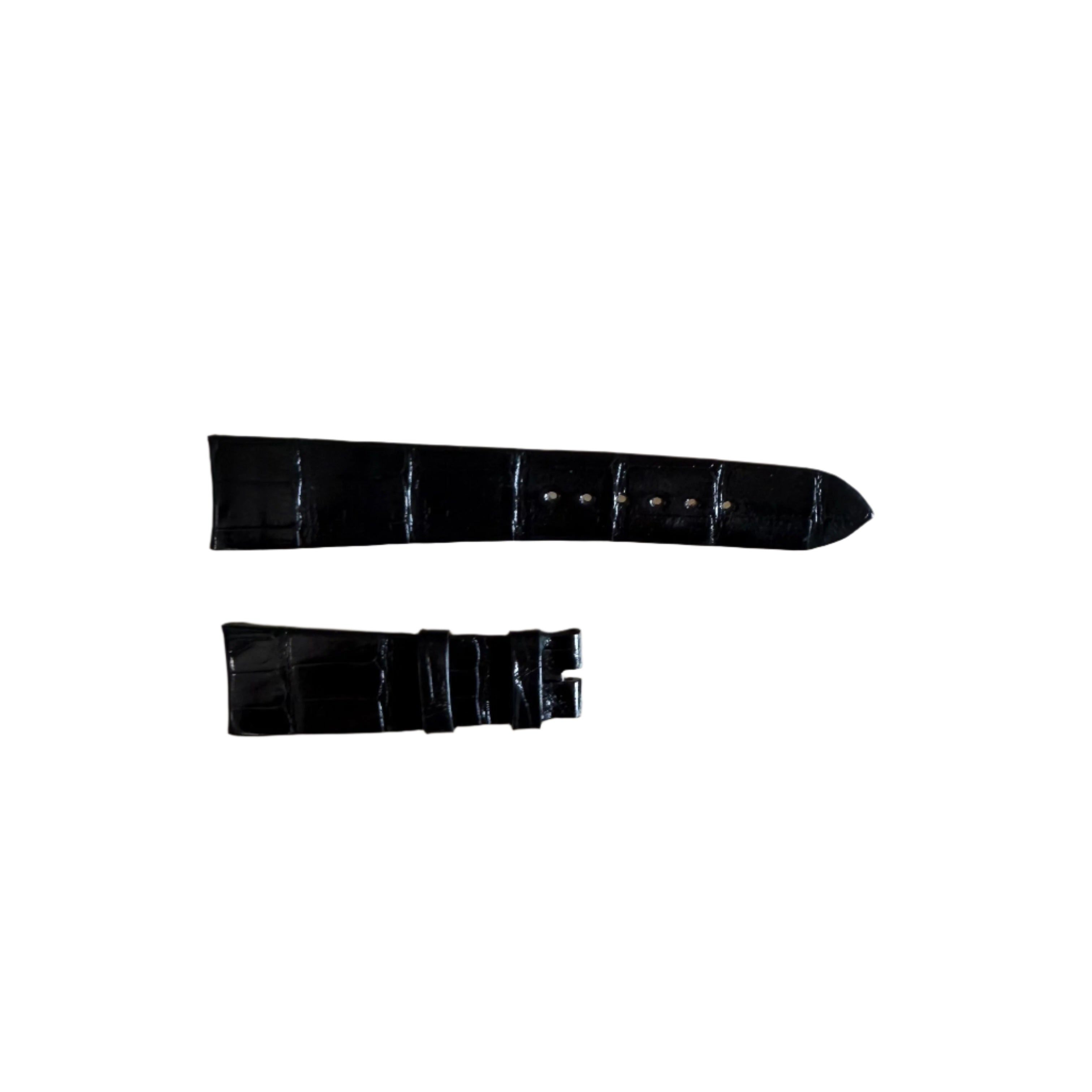 Authentic Girard Perregaux Black Alligator Watch Strap Band 20mm MCJ